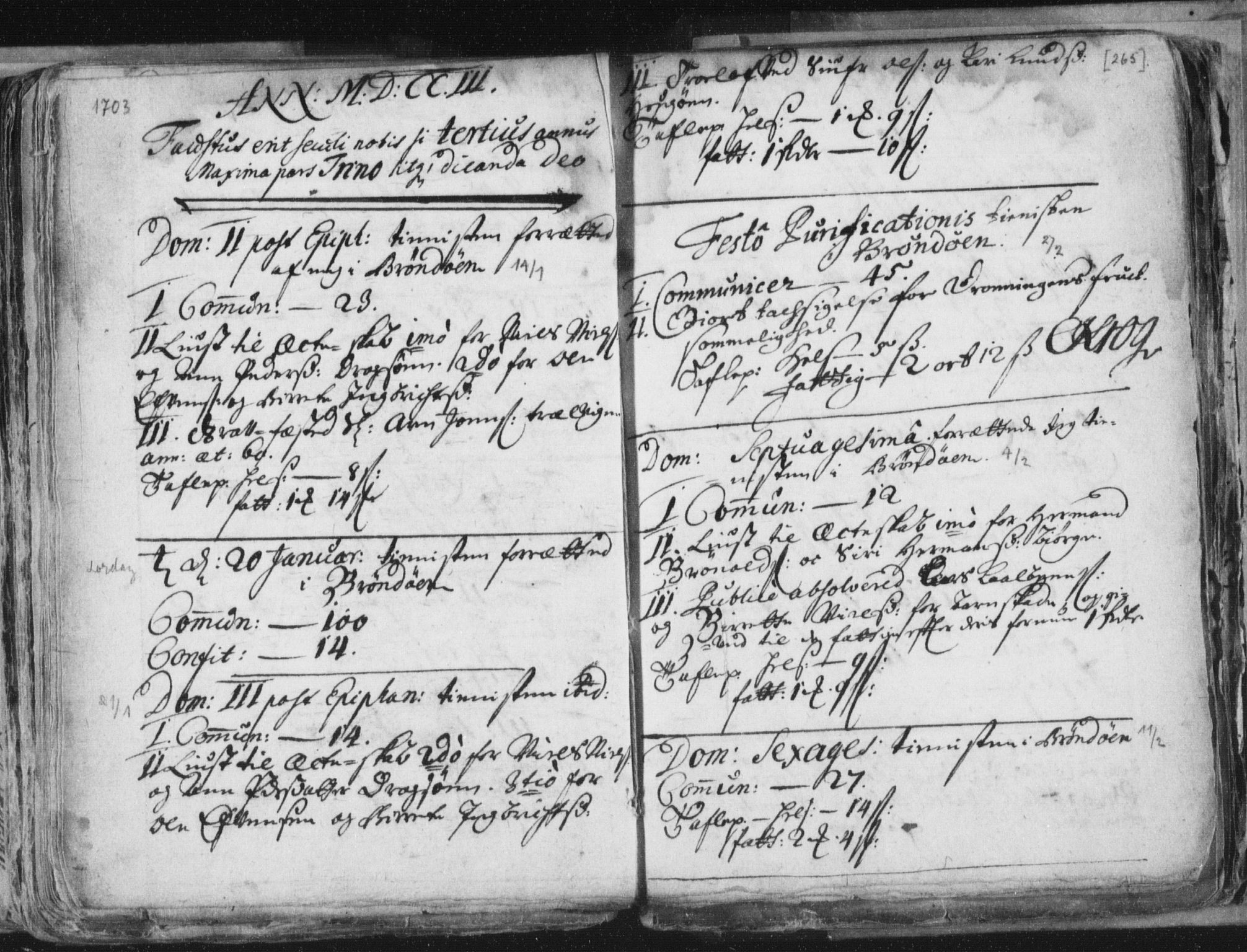 Ministerialprotokoller, klokkerbøker og fødselsregistre - Nordland, SAT/A-1459/813/L0192: Parish register (official) no. 813A02, 1677-1718, p. 265