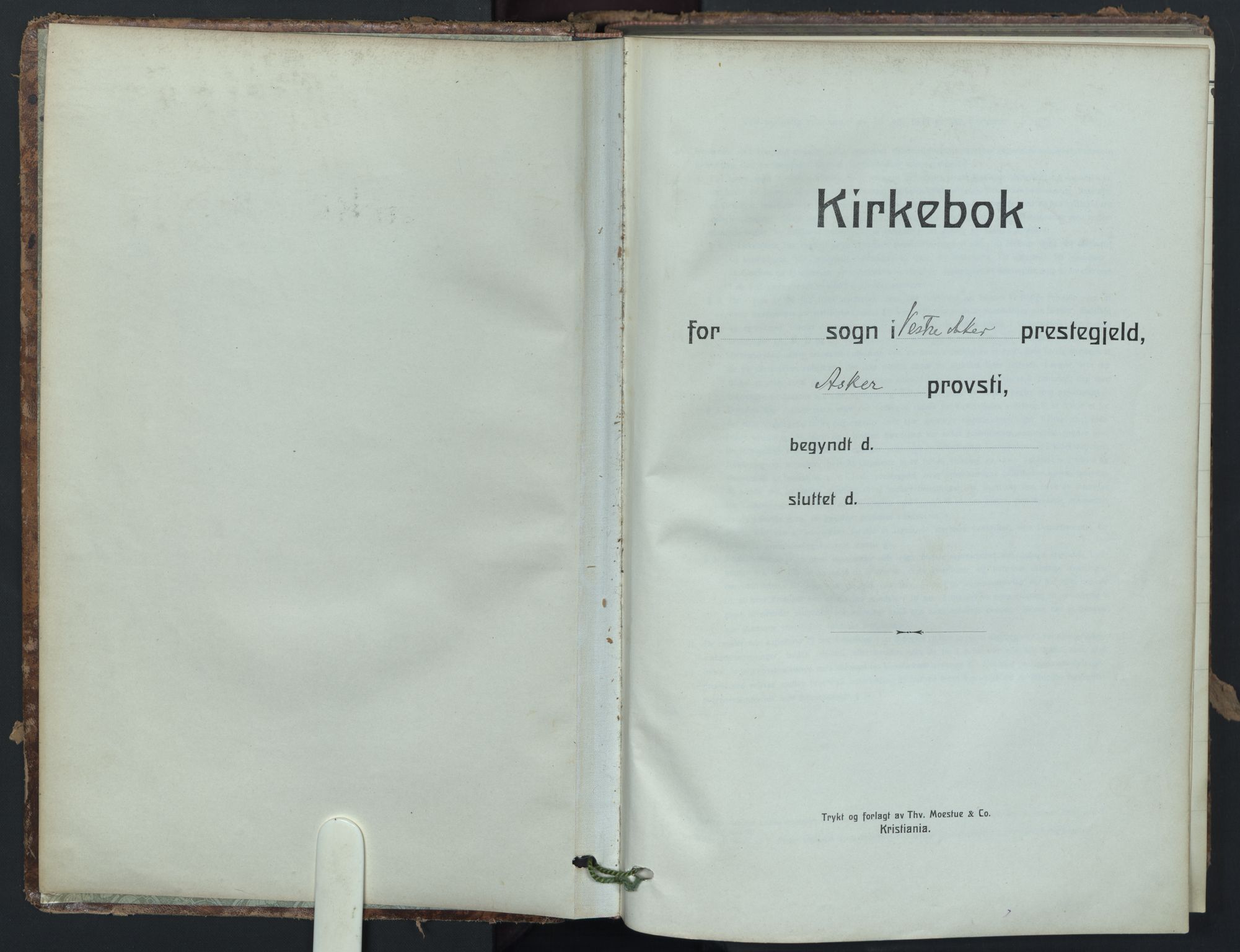 Vestre Aker prestekontor Kirkebøker, SAO/A-10025/F/Fa/L0017: Parish register (official) no. 17, 1910-1926