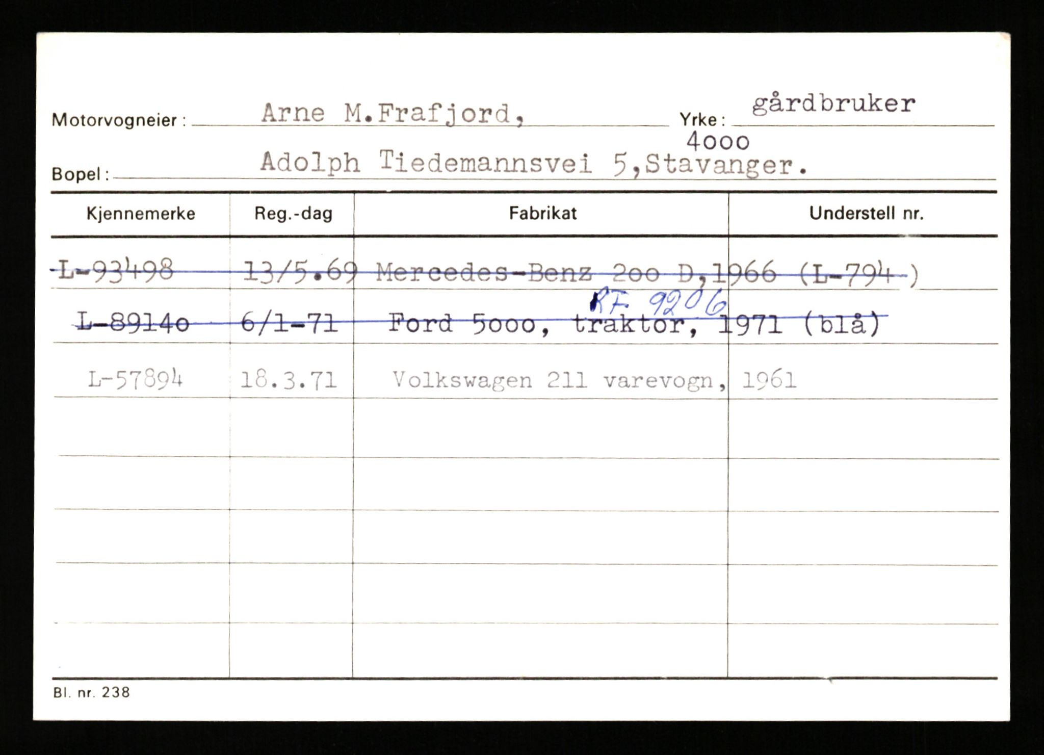 Stavanger trafikkstasjon, SAST/A-101942/0/H/L0009: Fjælberg - Fuglerud, 1930-1971, p. 1854