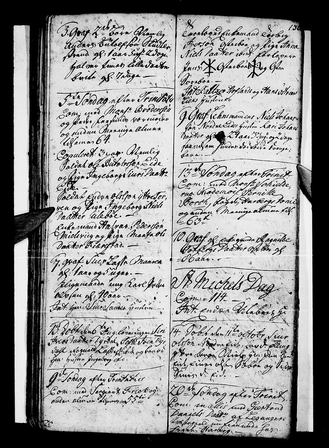 Vik sokneprestembete, SAB/A-81501: Parish register (official) no. A 1 /3, 1727-1740, p. 136