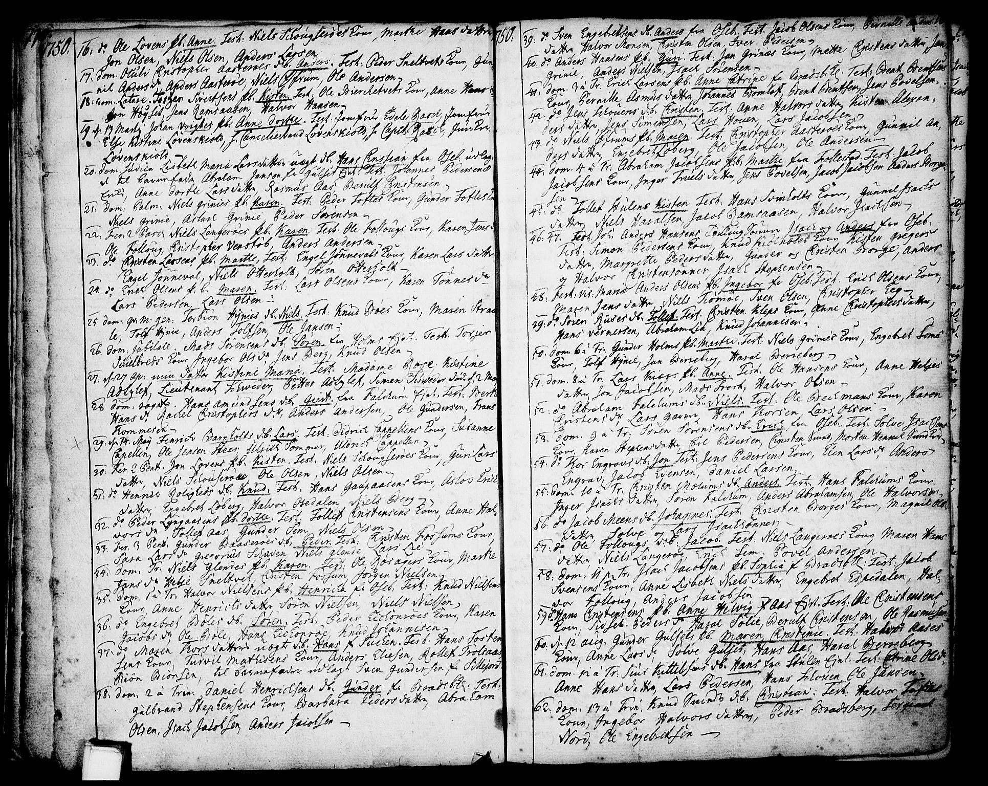 Gjerpen kirkebøker, SAKO/A-265/F/Fa/L0002: Parish register (official) no. I 2, 1747-1795, p. 10