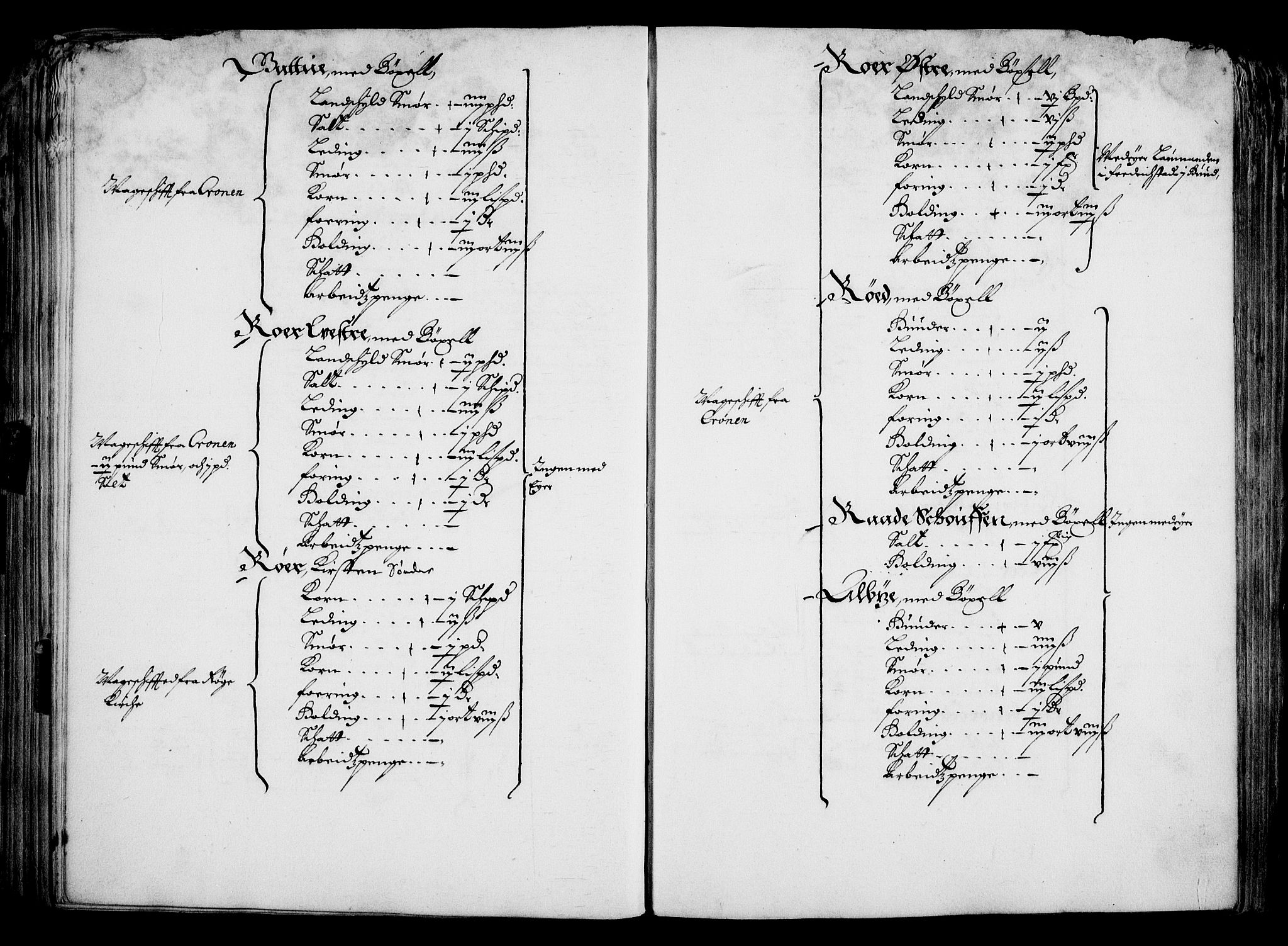 Rentekammeret inntil 1814, Realistisk ordnet avdeling, AV/RA-EA-4070/On/L0001/0001: Statens gods / [Jj 1]: Jordebok over Hannibal Sehesteds gods, 1651, p. 136