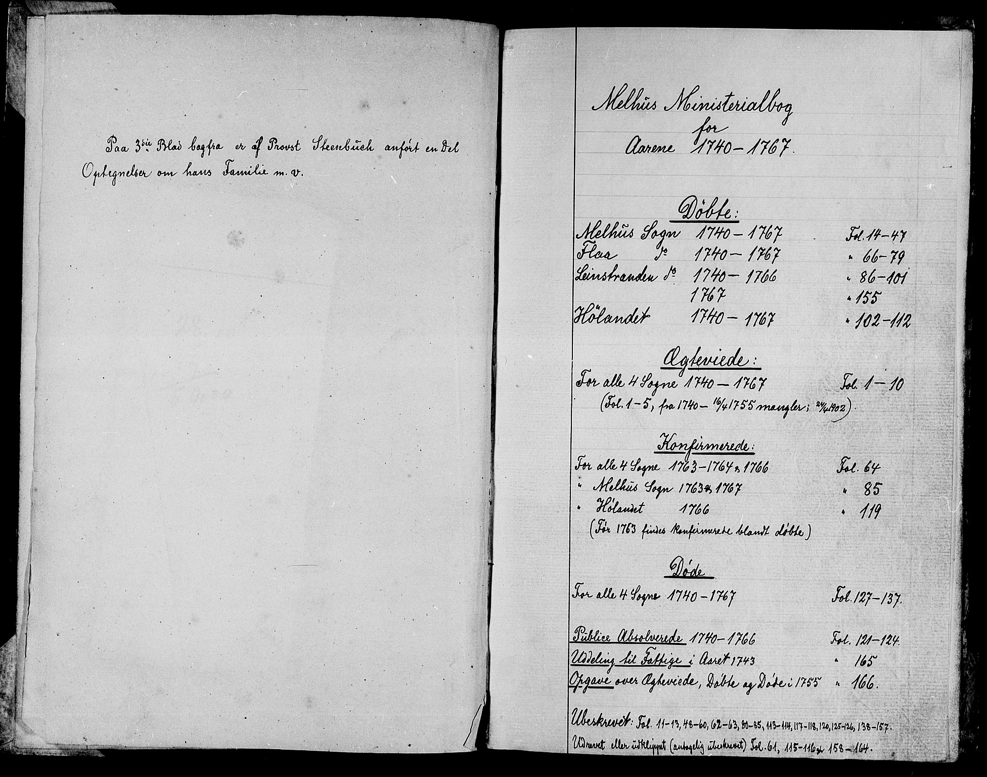 Ministerialprotokoller, klokkerbøker og fødselsregistre - Sør-Trøndelag, SAT/A-1456/691/L1059: Parish register (official) no. 691A01 /3, 1740-1767