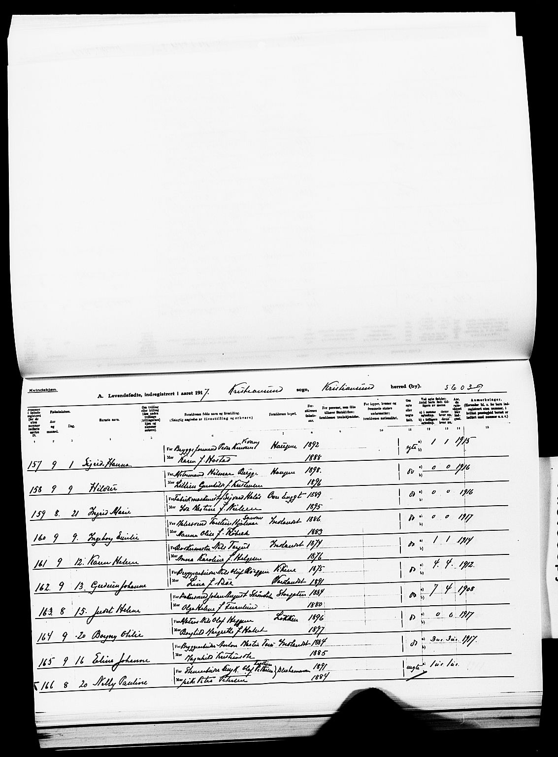 Ministerialprotokoller, klokkerbøker og fødselsregistre - Møre og Romsdal, AV/SAT-A-1454/572/L0861: Parish register (official) no. 572D05, 1913-1920