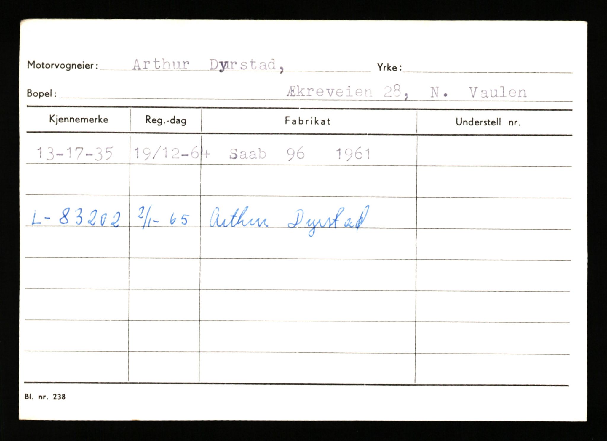 Stavanger trafikkstasjon, AV/SAST-A-101942/0/G/L0010: Registreringsnummer: 130000 - 239953, 1930-1971, p. 55