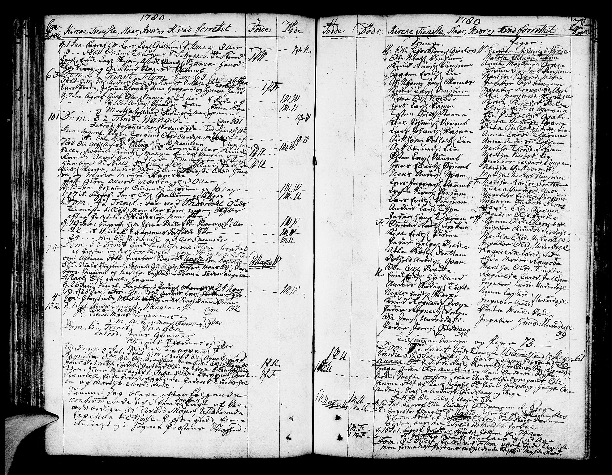 Aurland sokneprestembete, AV/SAB-A-99937/H/Ha/Haa/L0004: Parish register (official) no. A 4, 1756-1801, p. 78