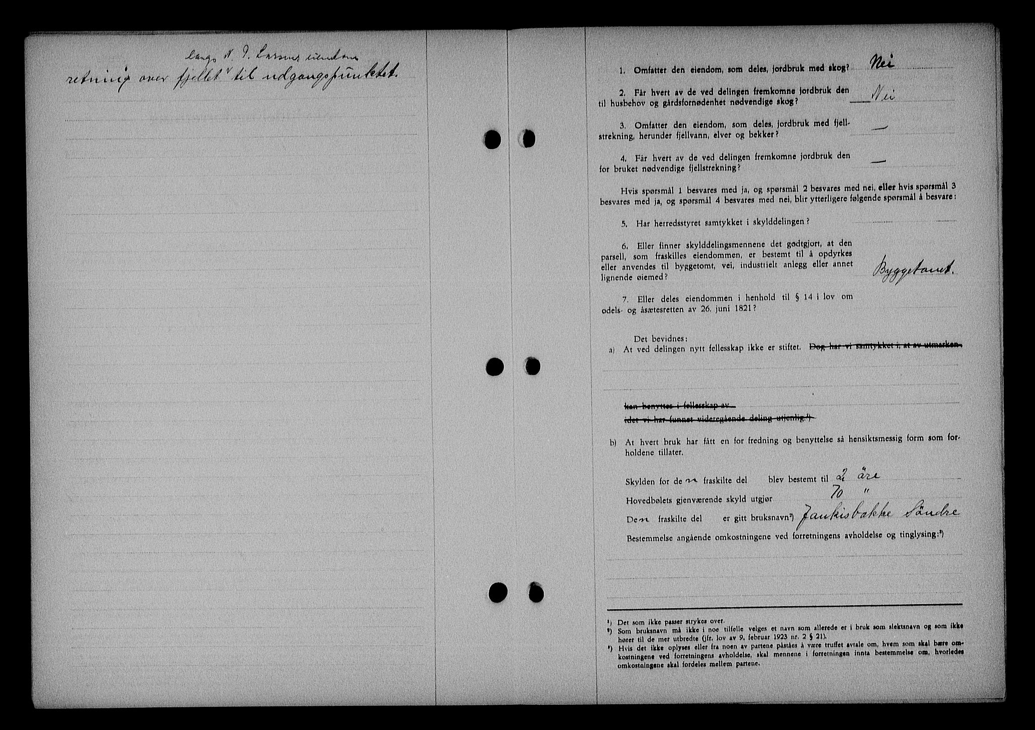 Nedenes sorenskriveri, AV/SAK-1221-0006/G/Gb/Gba/L0045: Mortgage book no. 41, 1938-1938, Diary no: : 947/1938