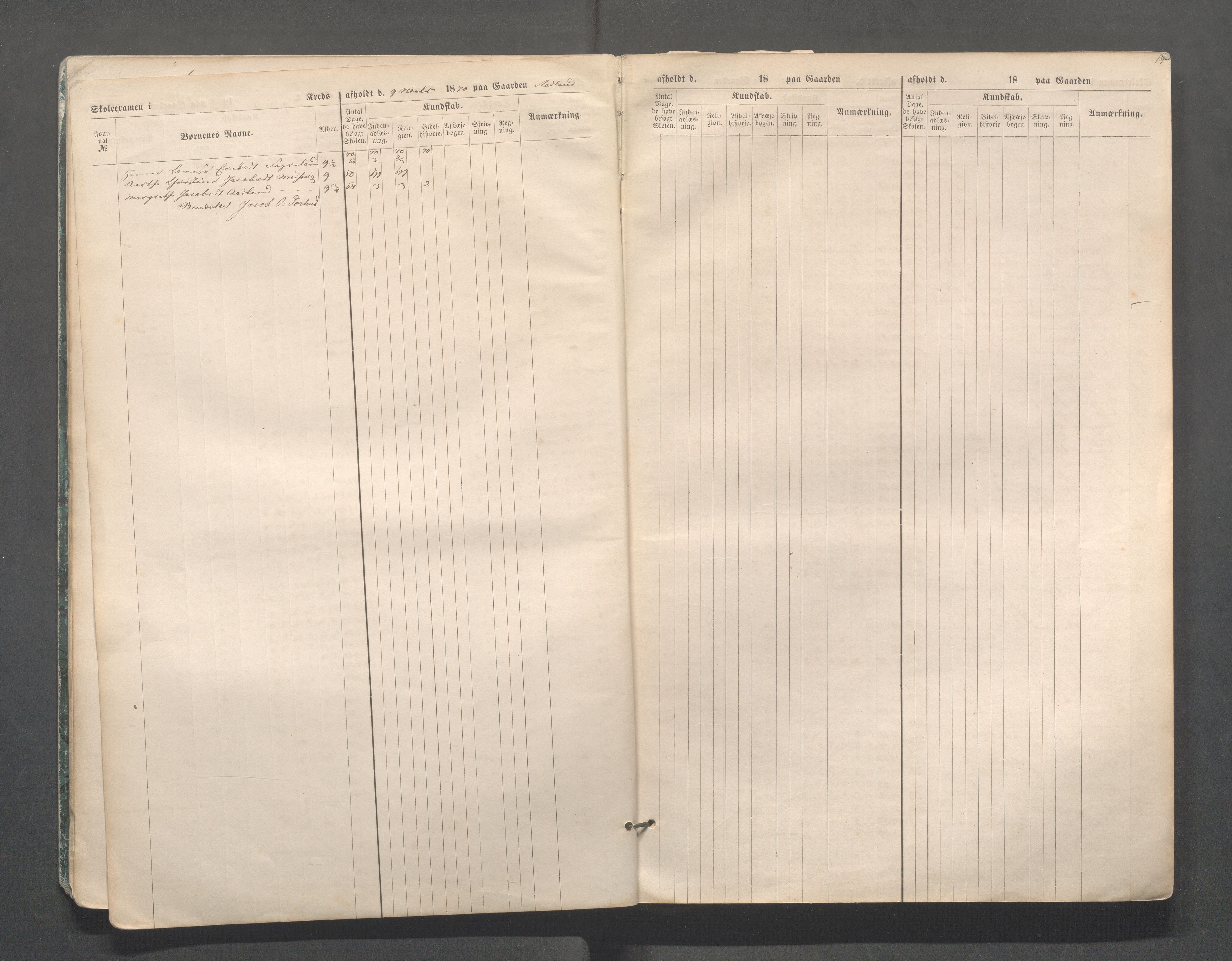 Skudenes kommune - Skudenes skole, IKAR/A-298/I/L0002: Eksamen, 1864-1883, p. 14