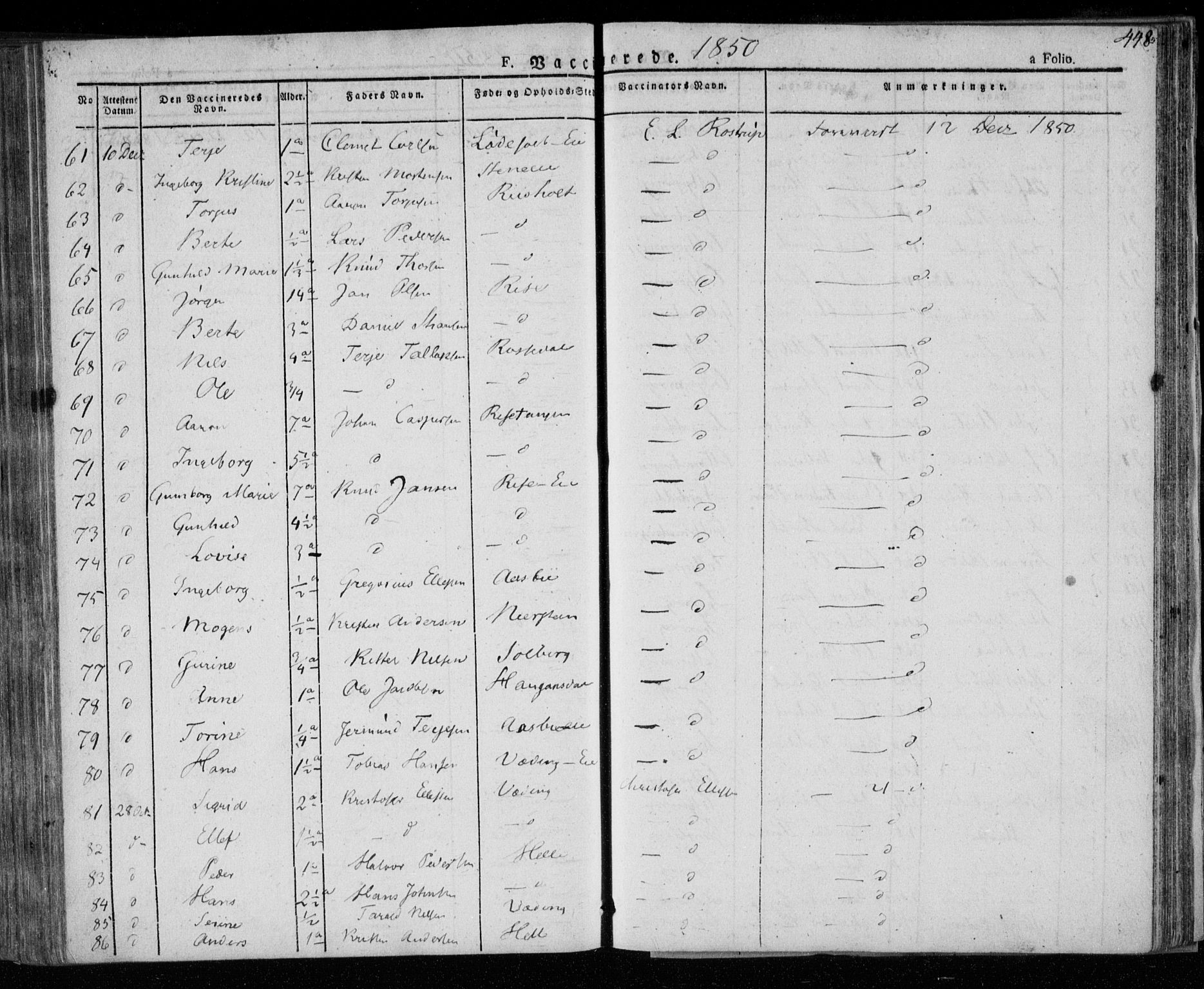 Øyestad sokneprestkontor, AV/SAK-1111-0049/F/Fa/L0013: Parish register (official) no. A 13, 1827-1842, p. 448