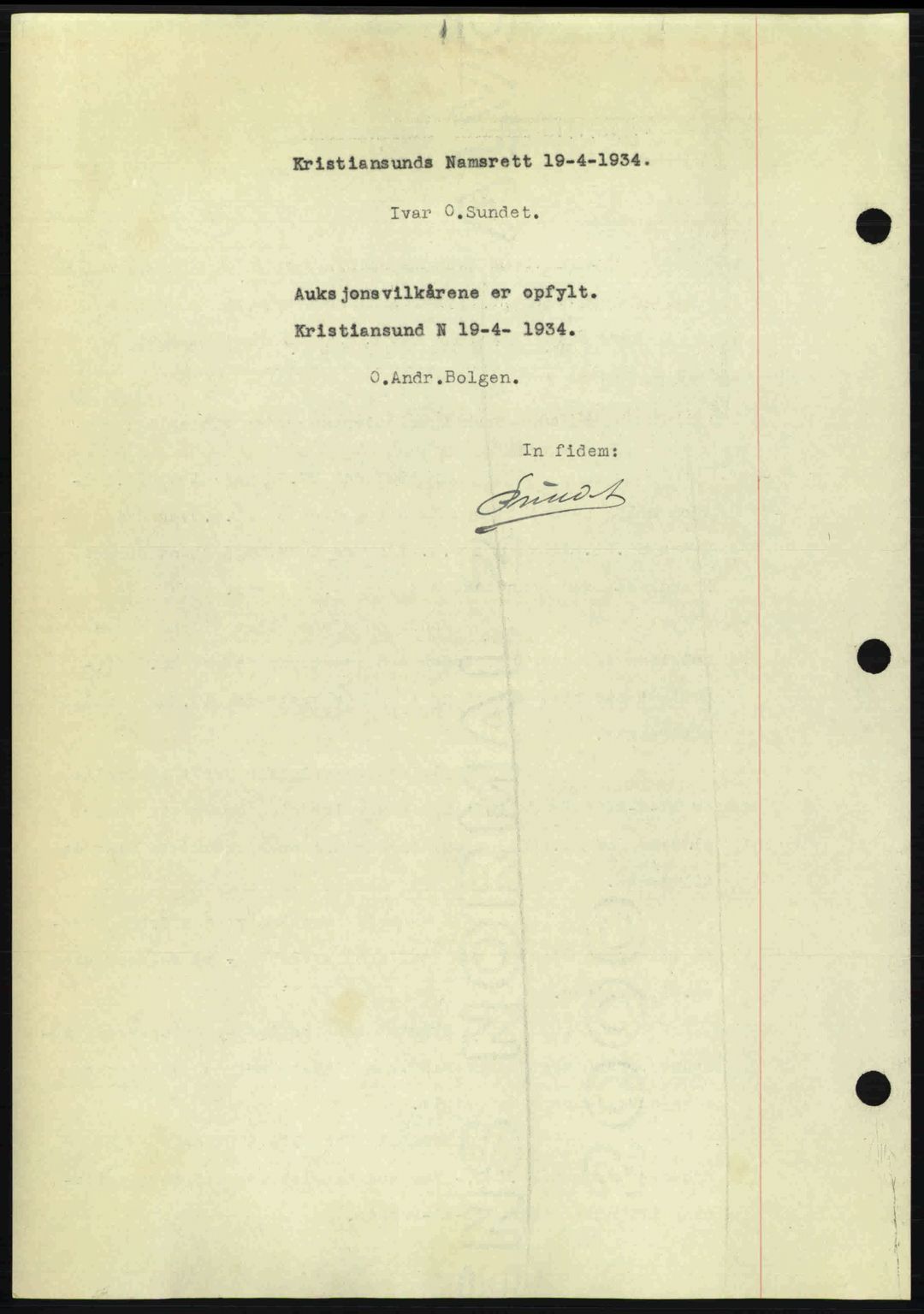 Kristiansund byfogd, AV/SAT-A-4587/A/27: Mortgage book no. 27, 1933-1934, Deed date: 20.04.1934