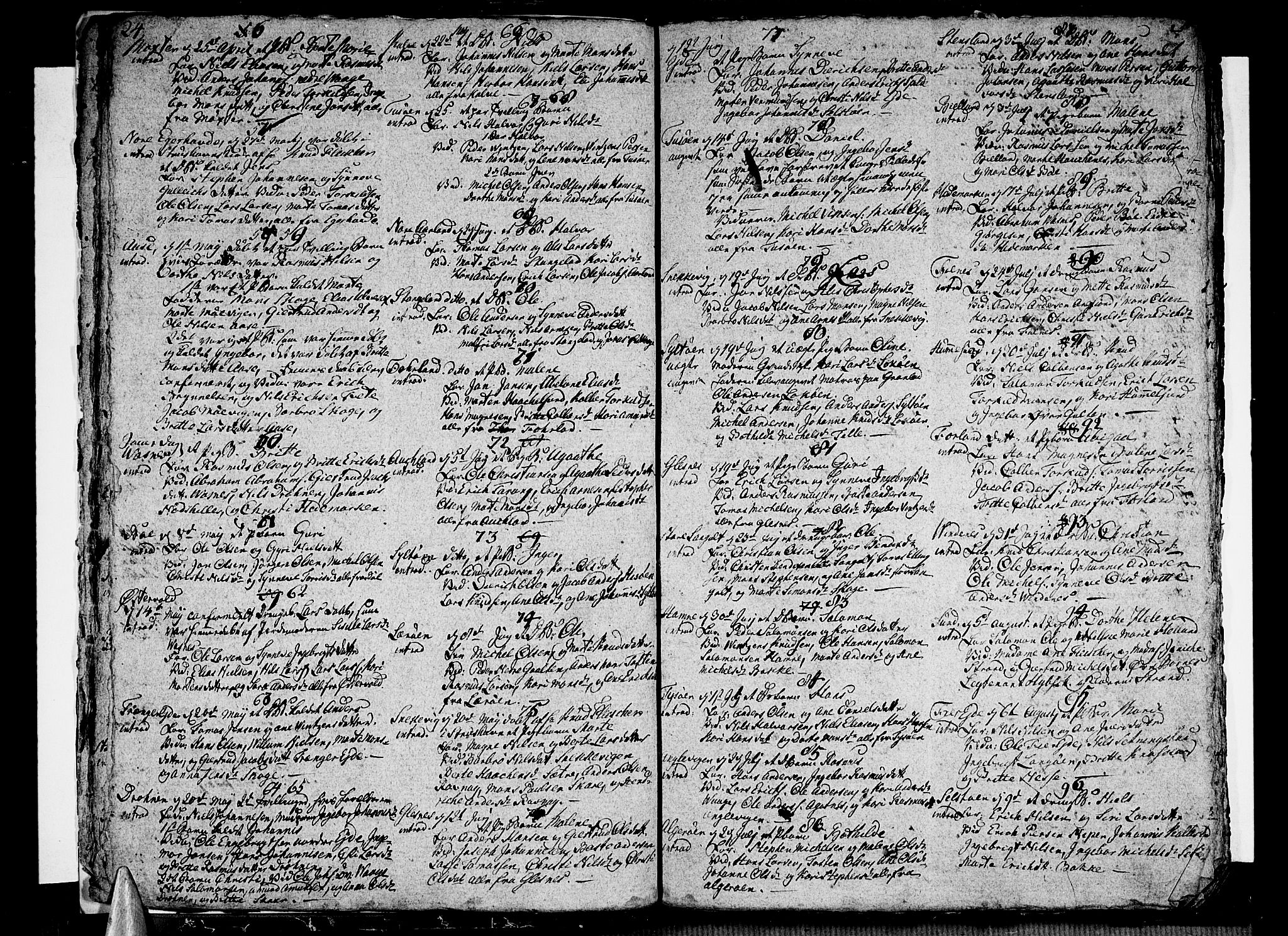 Sund sokneprestembete, SAB/A-99930: Parish register (official) no. A 6, 1787-1798, p. 24-25