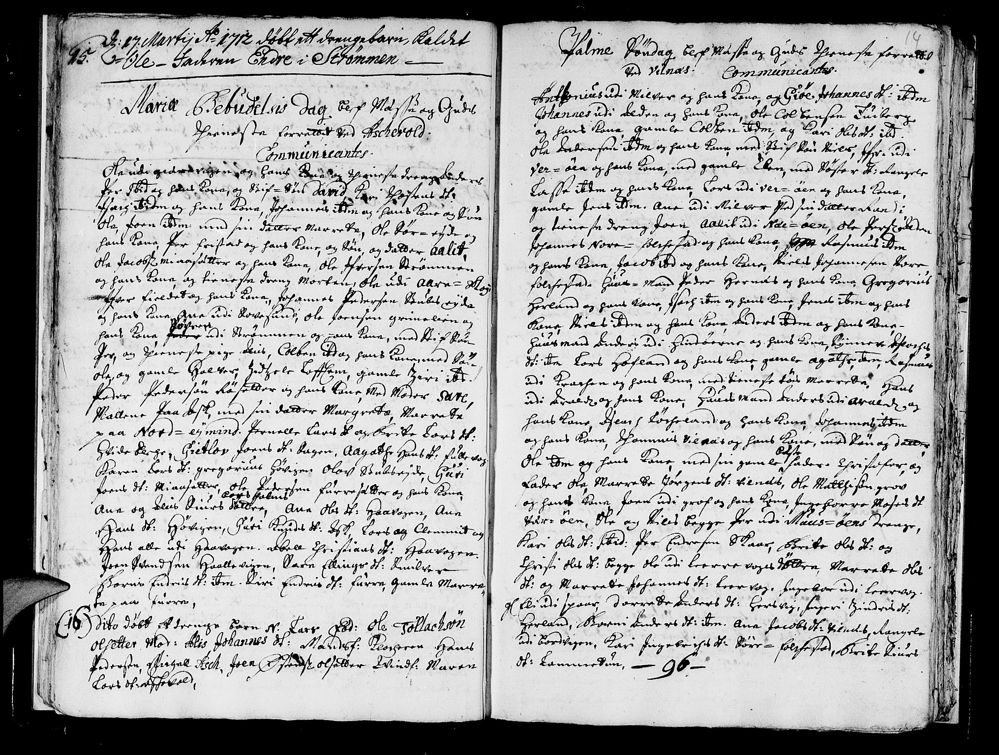 Askvoll sokneprestembete, AV/SAB-A-79501/H/Haa/Haaa/L0002: Parish register (official) no. A 2, 1711-1715, p. 14