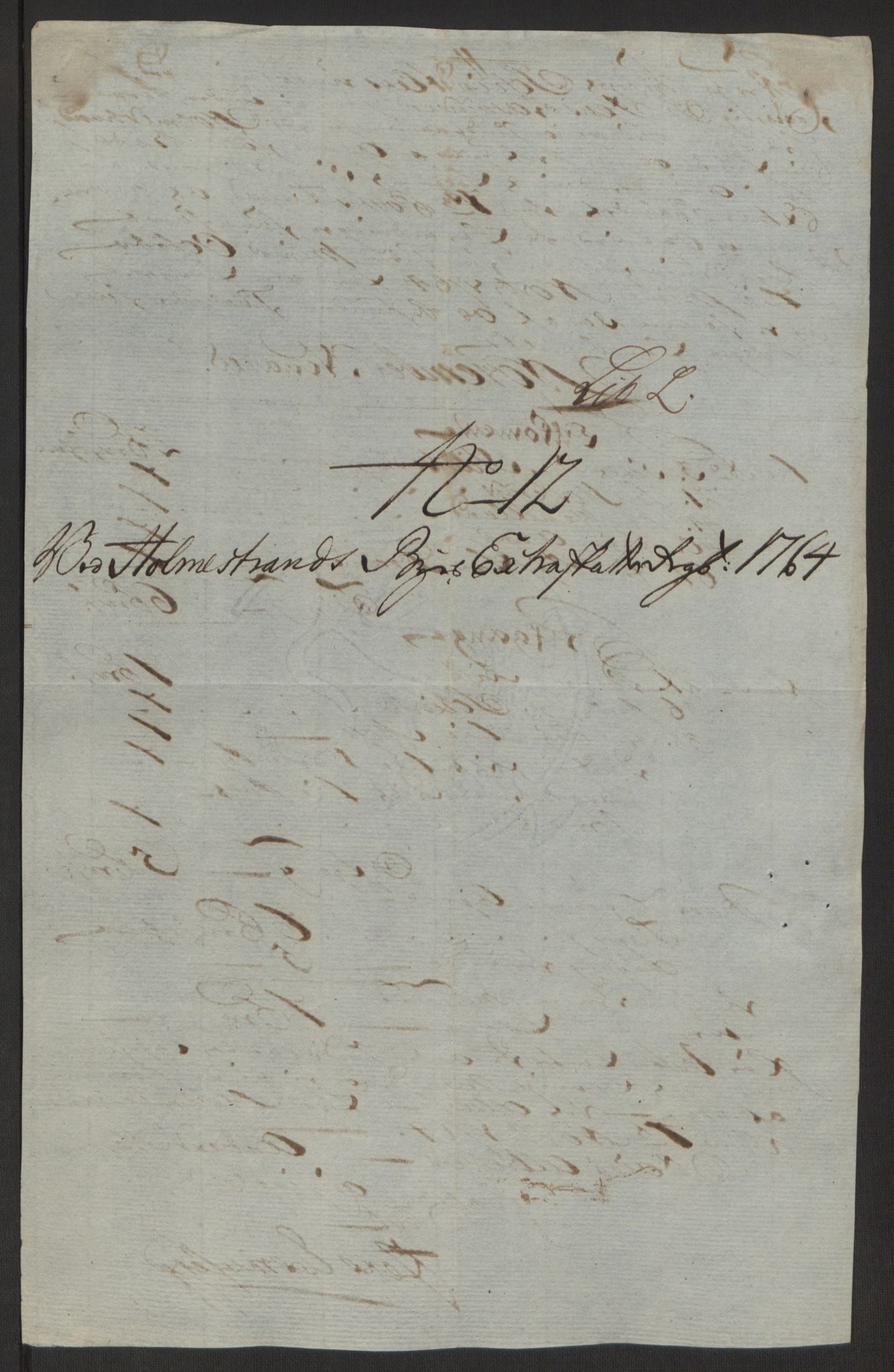 Rentekammeret inntil 1814, Reviderte regnskaper, Byregnskaper, AV/RA-EA-4066/R/Rh/L0163/0001: [H4] Kontribusjonsregnskap / Ekstraskatt, Holmestrand, 1762-1772, p. 174