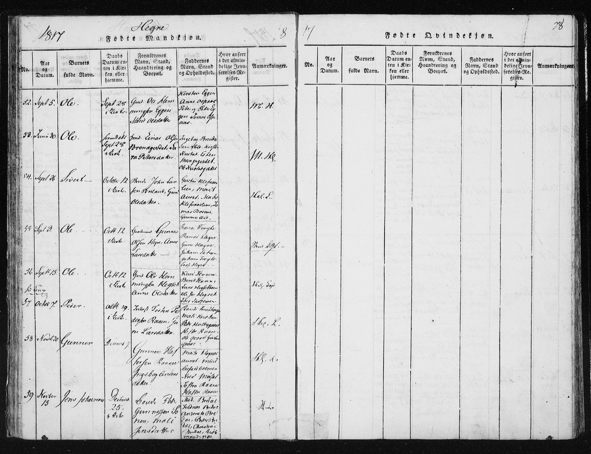 Ministerialprotokoller, klokkerbøker og fødselsregistre - Nord-Trøndelag, SAT/A-1458/709/L0061: Parish register (official) no. 709A08 /4, 1815-1819, p. 78
