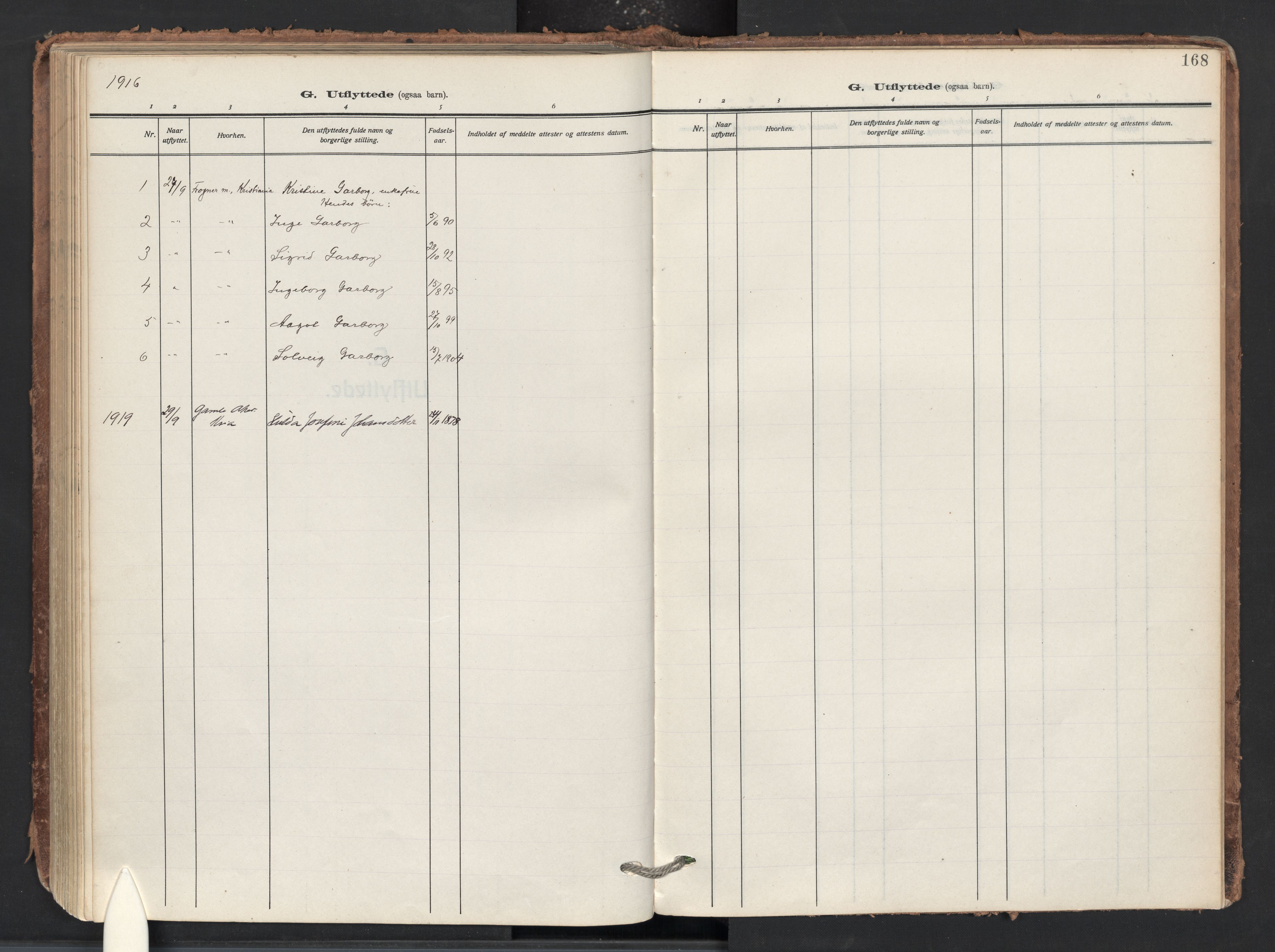 Nordstrand prestekontor Kirkebøker, AV/SAO-A-10362a/F/Fa/L0003: Parish register (official) no. 3, 1914-1932, p. 168