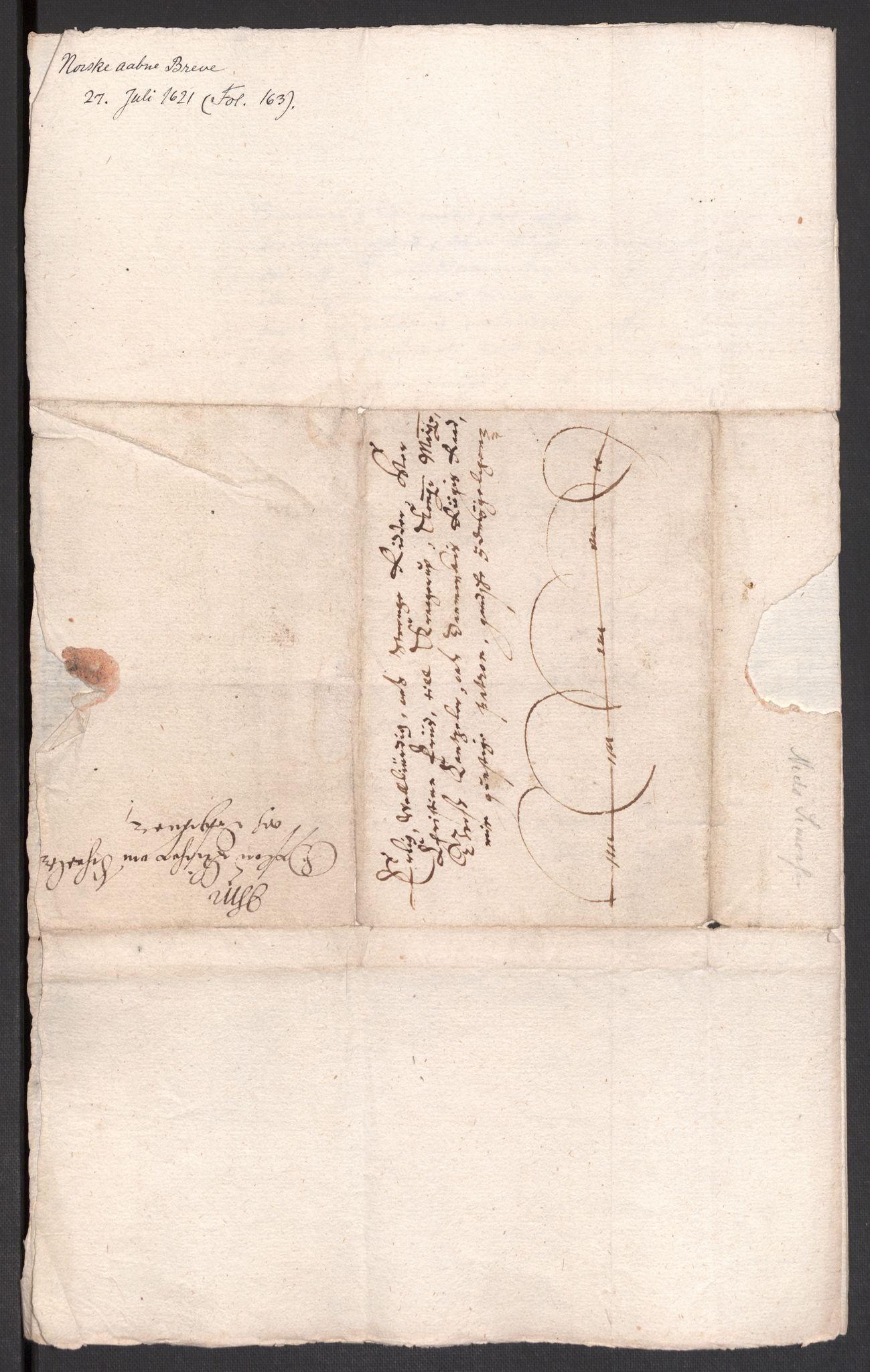 Danske Kanselli 1572-1799, AV/RA-EA-3023/F/Fc/Fcc/Fcca/L0002: Norske innlegg 1572-1799, 1613-1622, p. 360