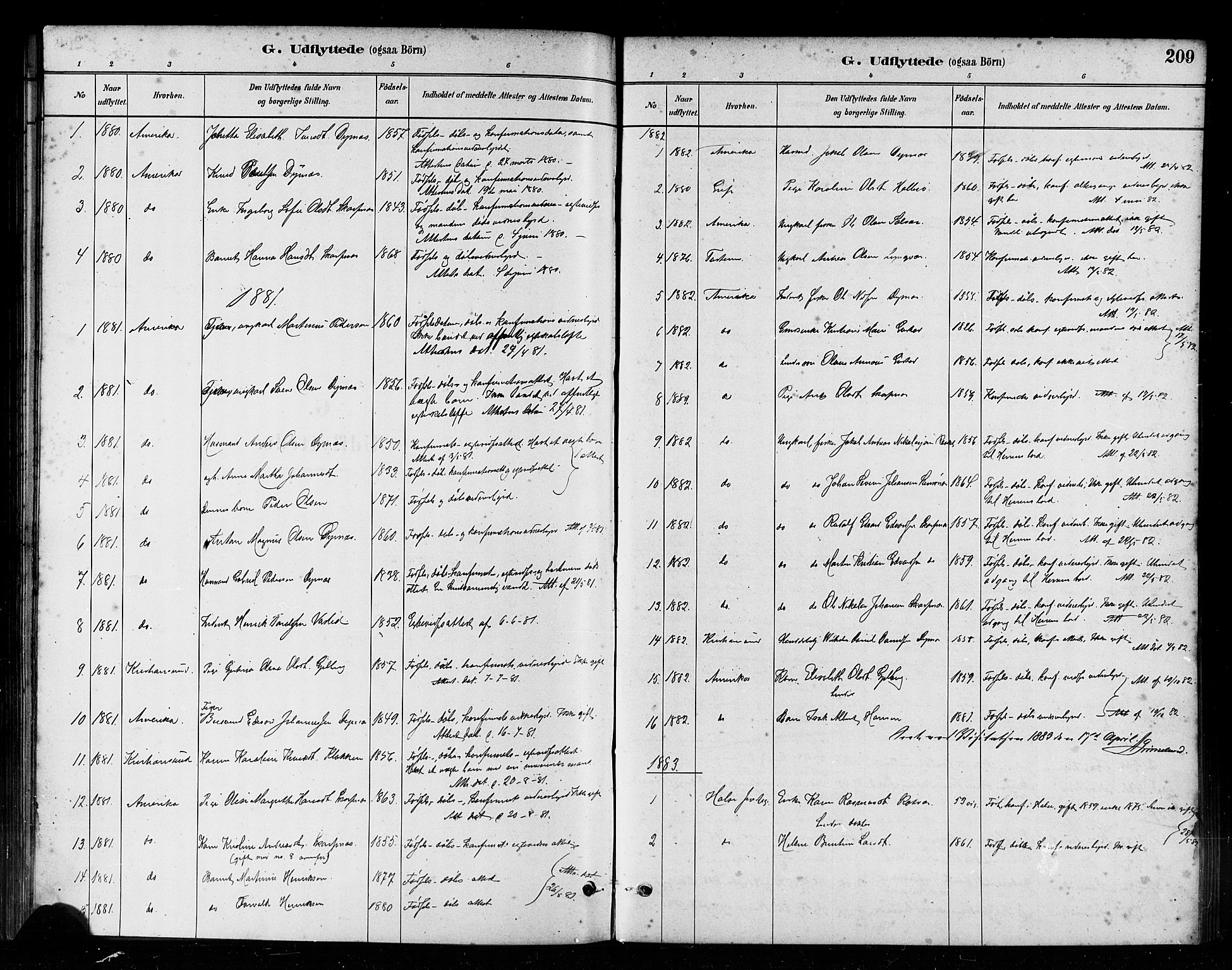 Ministerialprotokoller, klokkerbøker og fødselsregistre - Møre og Romsdal, AV/SAT-A-1454/582/L0947: Parish register (official) no. 582A01, 1880-1900, p. 209