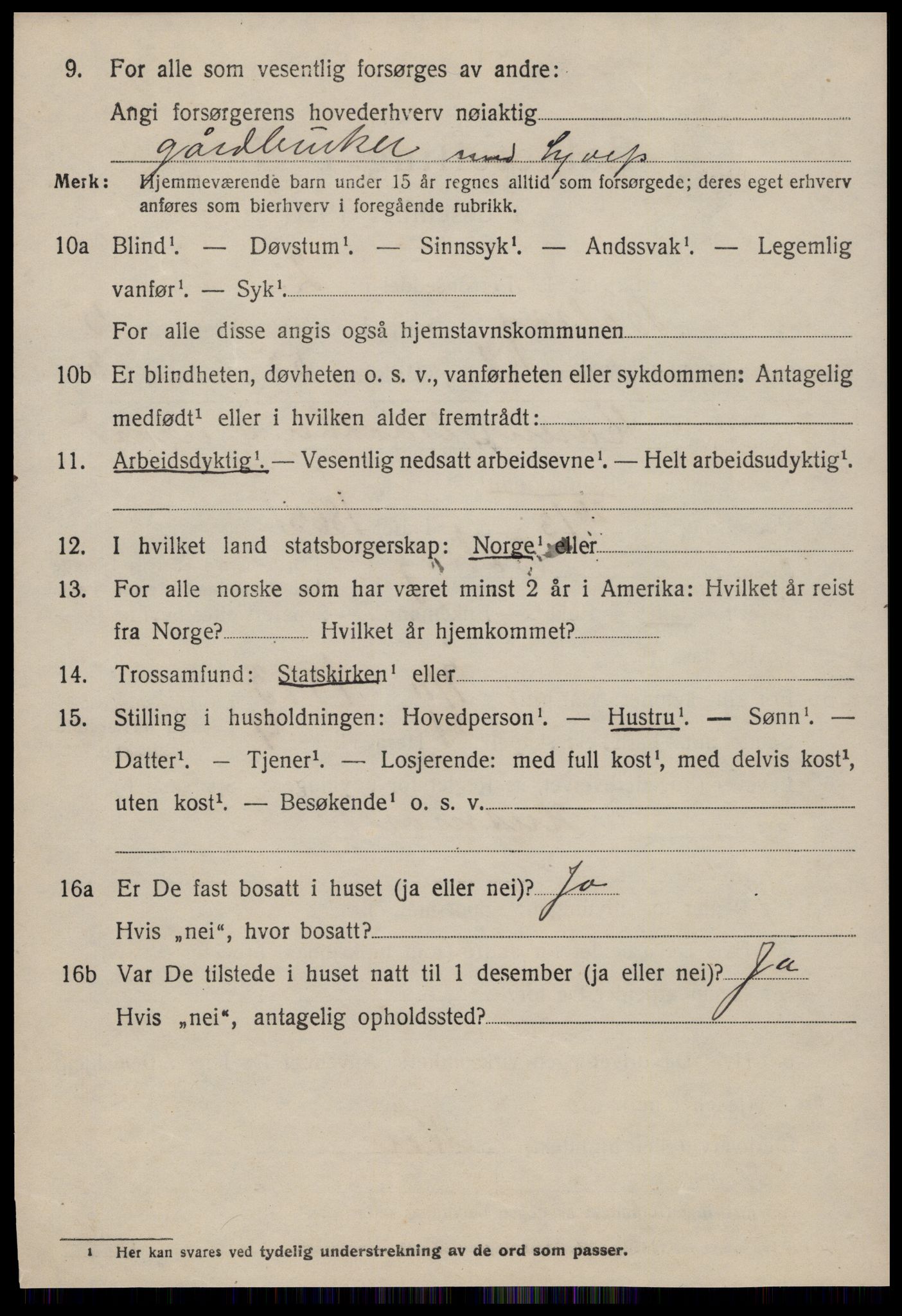 SAT, 1920 census for Bolsøy, 1920, p. 7548