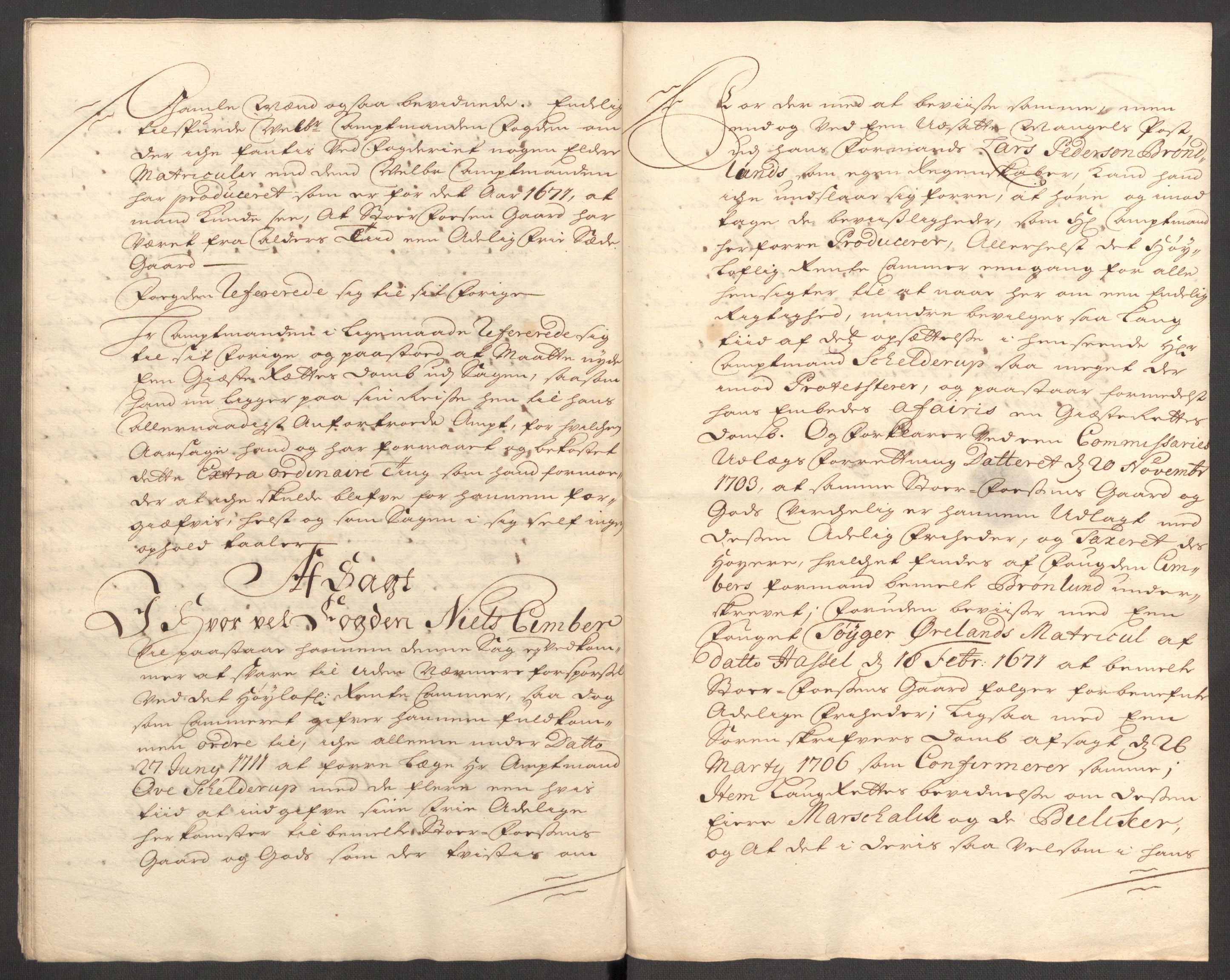 Rentekammeret inntil 1814, Reviderte regnskaper, Fogderegnskap, RA/EA-4092/R57/L3858: Fogderegnskap Fosen, 1708-1709, p. 482