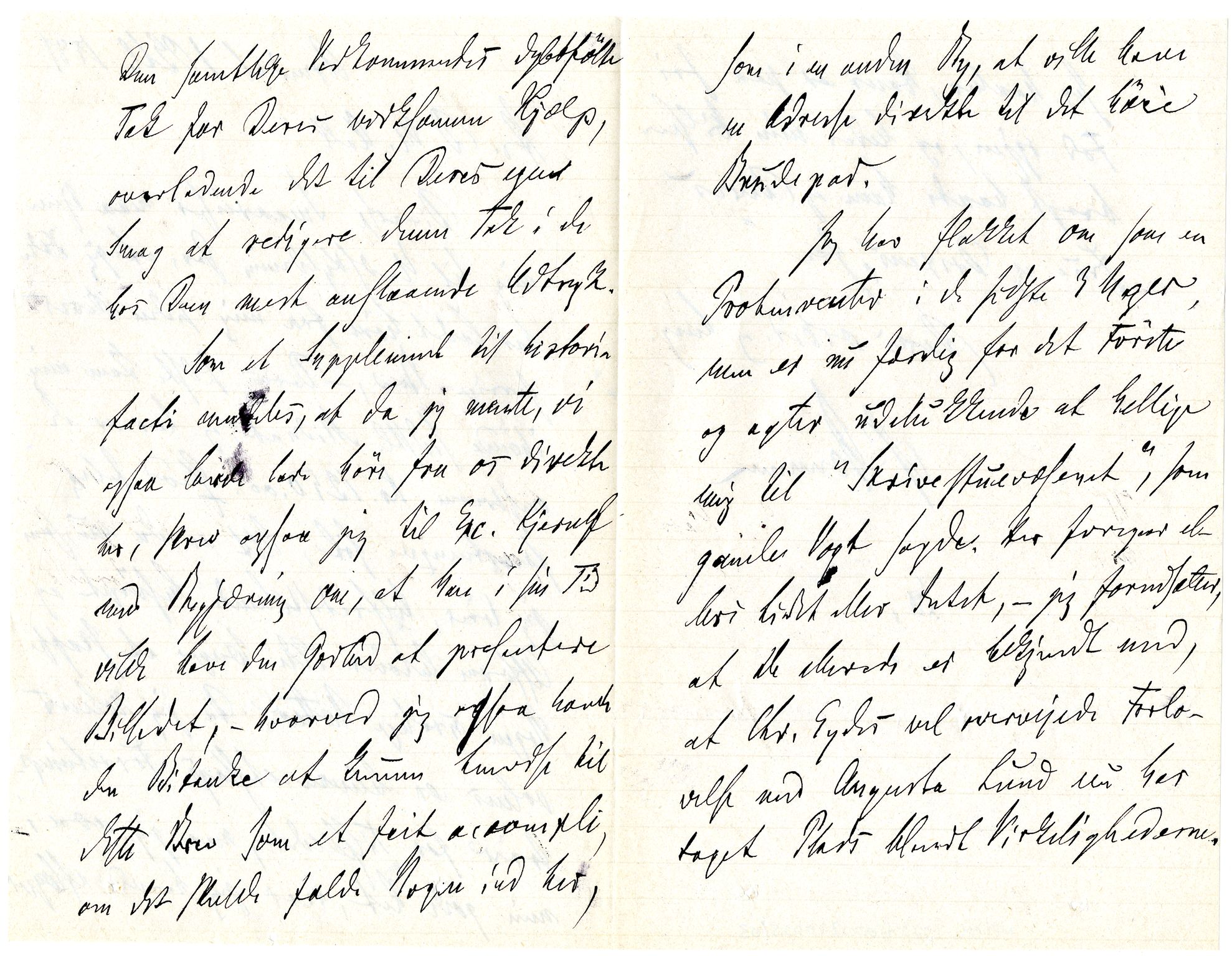 Diderik Maria Aalls brevsamling, NF/Ark-1023/F/L0002: D.M. Aalls brevsamling. B - C, 1799-1889, p. 116