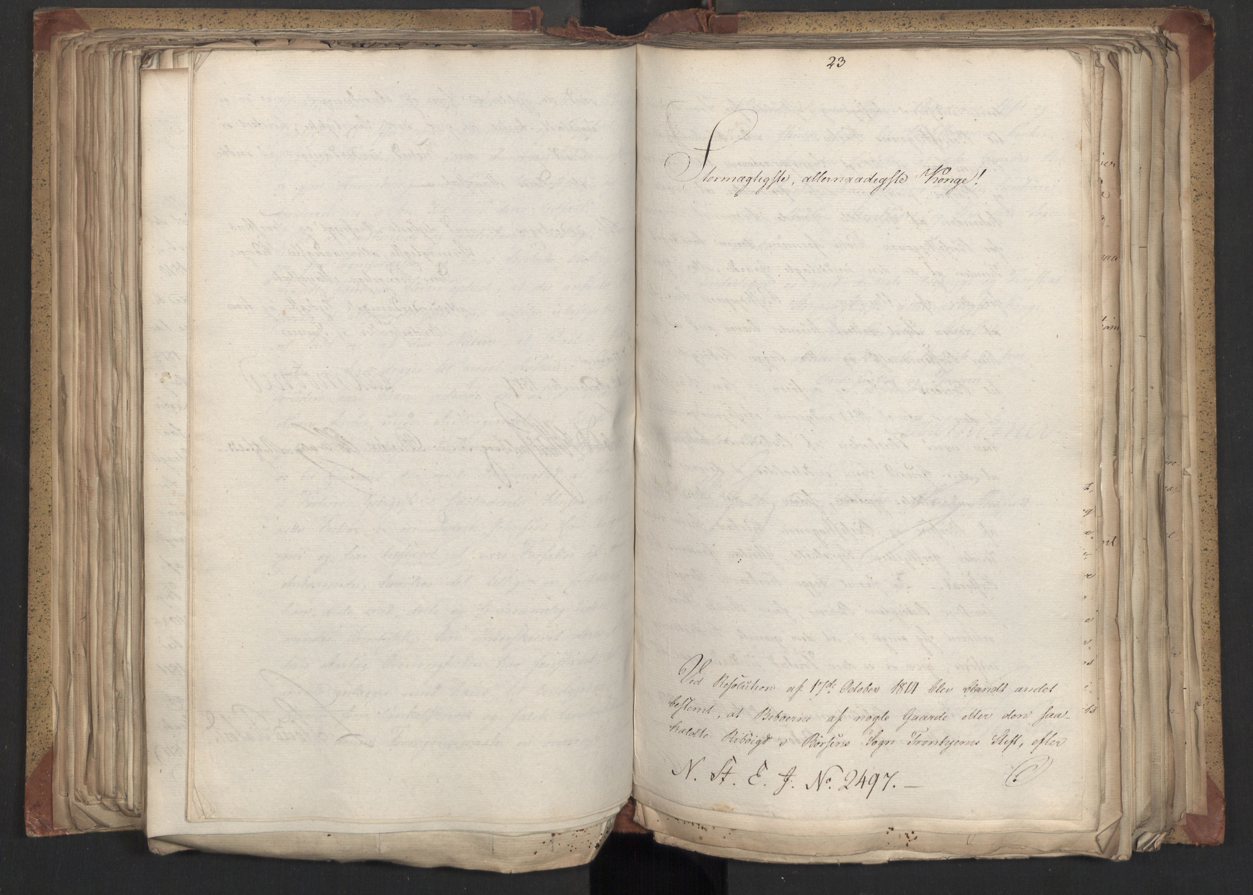Statsrådsavdelingen i Stockholm, AV/RA-S-1003/D/Da/L0011: Regjeringsinnstillinger nr. 2393-2586, 1817, p. 269