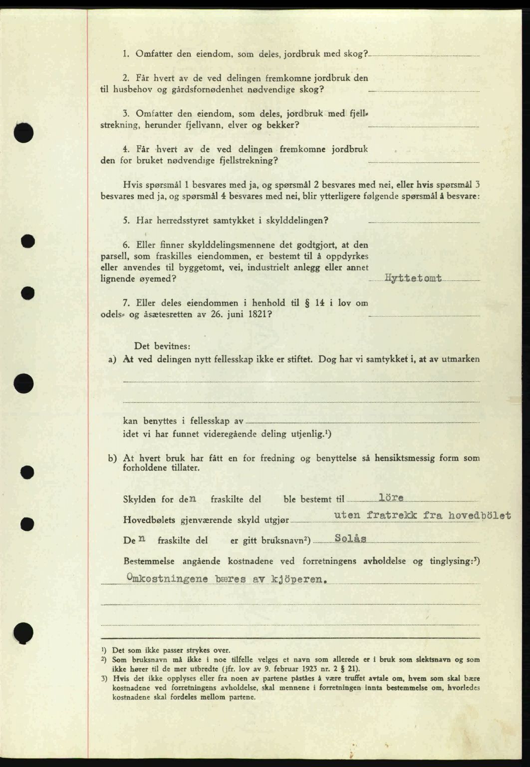 Tønsberg sorenskriveri, AV/SAKO-A-130/G/Ga/Gaa/L0012: Mortgage book no. A12, 1942-1943, Diary no: : 2507/1942