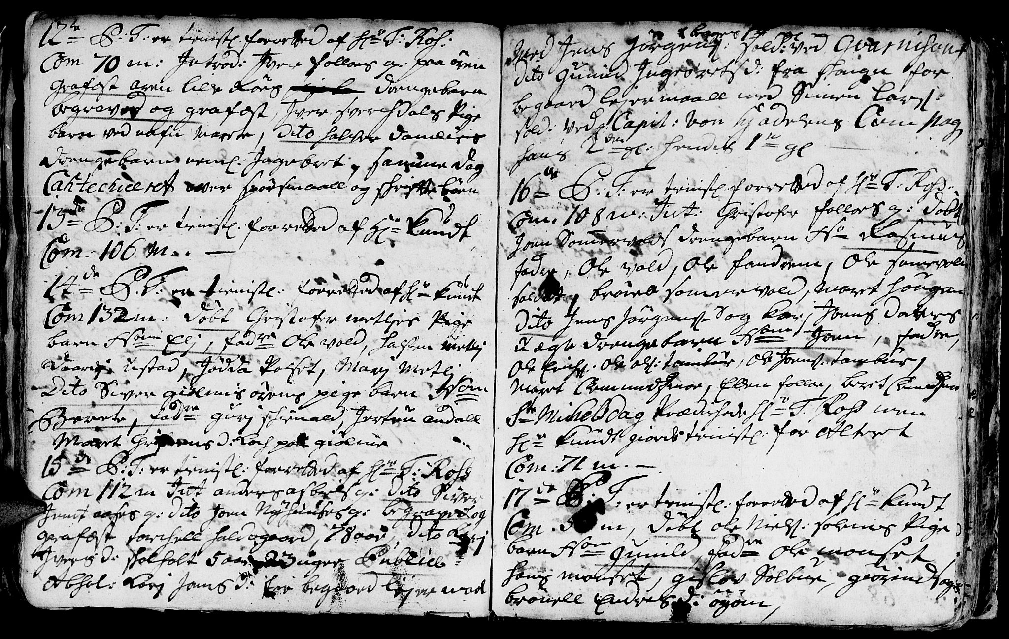 Ministerialprotokoller, klokkerbøker og fødselsregistre - Sør-Trøndelag, AV/SAT-A-1456/668/L0812: Parish register (copy) no. 668C01, 1715-1742