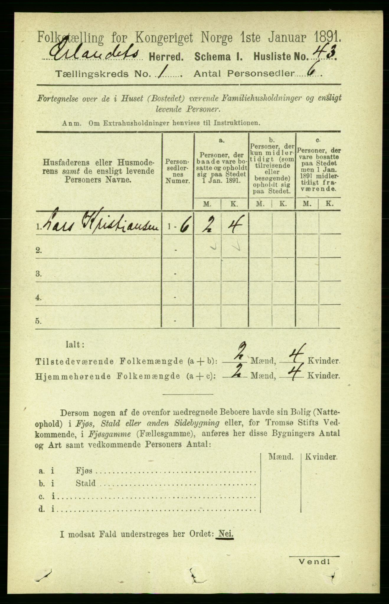 RA, 1891 census for 1621 Ørland, 1891, p. 78