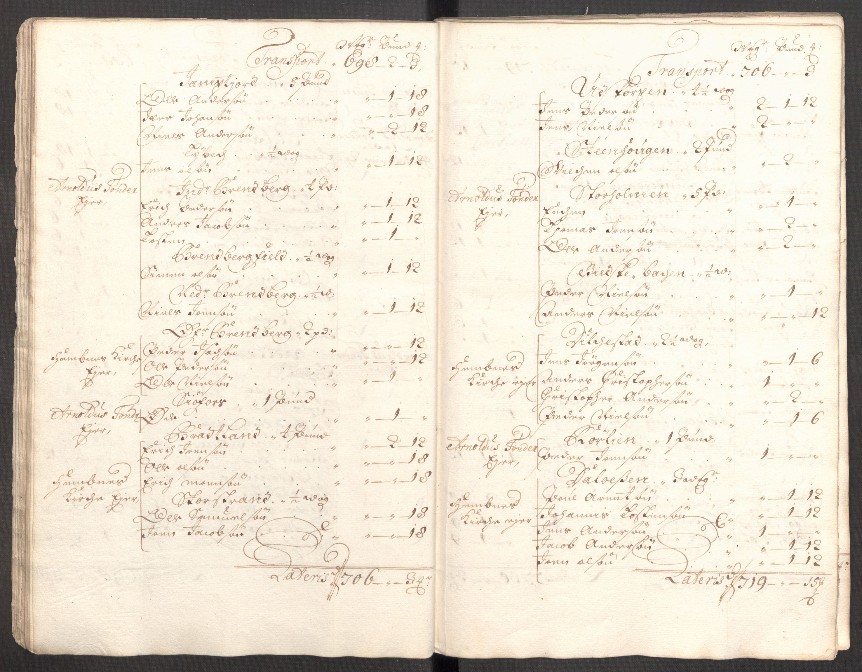 Rentekammeret inntil 1814, Reviderte regnskaper, Fogderegnskap, AV/RA-EA-4092/R65/L4511: Fogderegnskap Helgeland, 1710-1711, p. 40