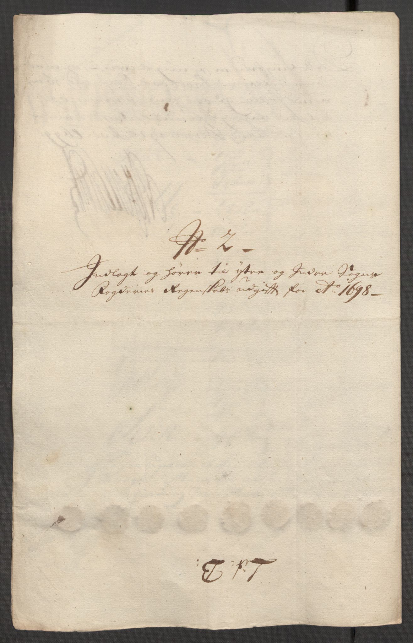 Rentekammeret inntil 1814, Reviderte regnskaper, Fogderegnskap, AV/RA-EA-4092/R52/L3310: Fogderegnskap Sogn, 1698-1699, p. 228