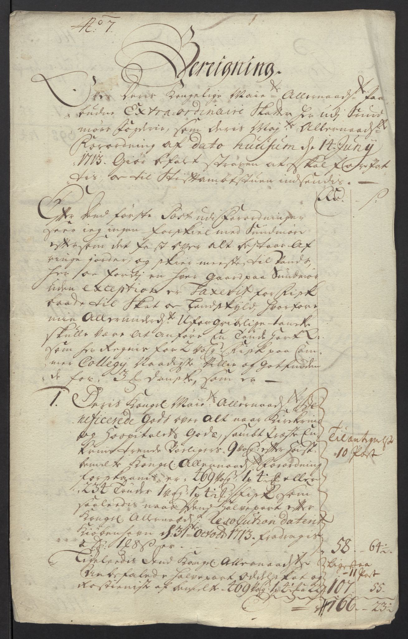 Rentekammeret inntil 1814, Reviderte regnskaper, Fogderegnskap, RA/EA-4092/R54/L3565: Fogderegnskap Sunnmøre, 1712-1713, p. 434