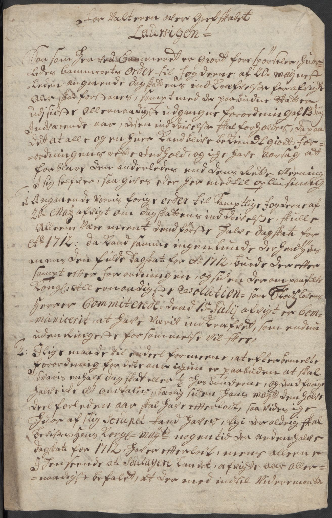 Rentekammeret inntil 1814, Reviderte regnskaper, Fogderegnskap, AV/RA-EA-4092/R33/L1985: Fogderegnskap Larvik grevskap, 1713, p. 204