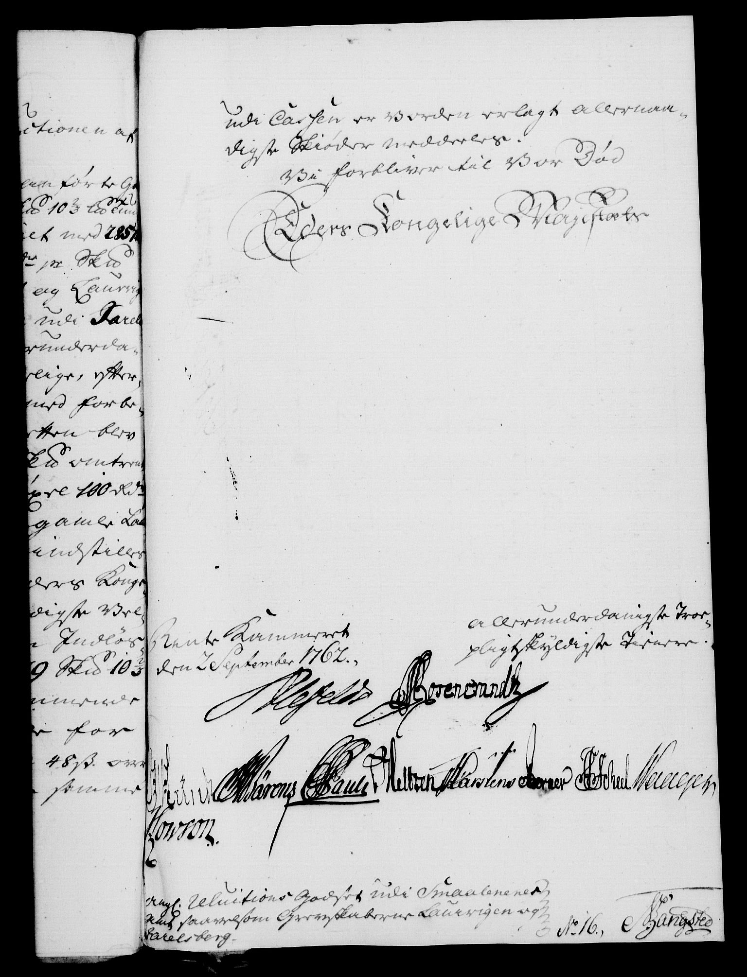 Rentekammeret, Kammerkanselliet, AV/RA-EA-3111/G/Gf/Gfa/L0044: Norsk relasjons- og resolusjonsprotokoll (merket RK 52.44), 1762, p. 407