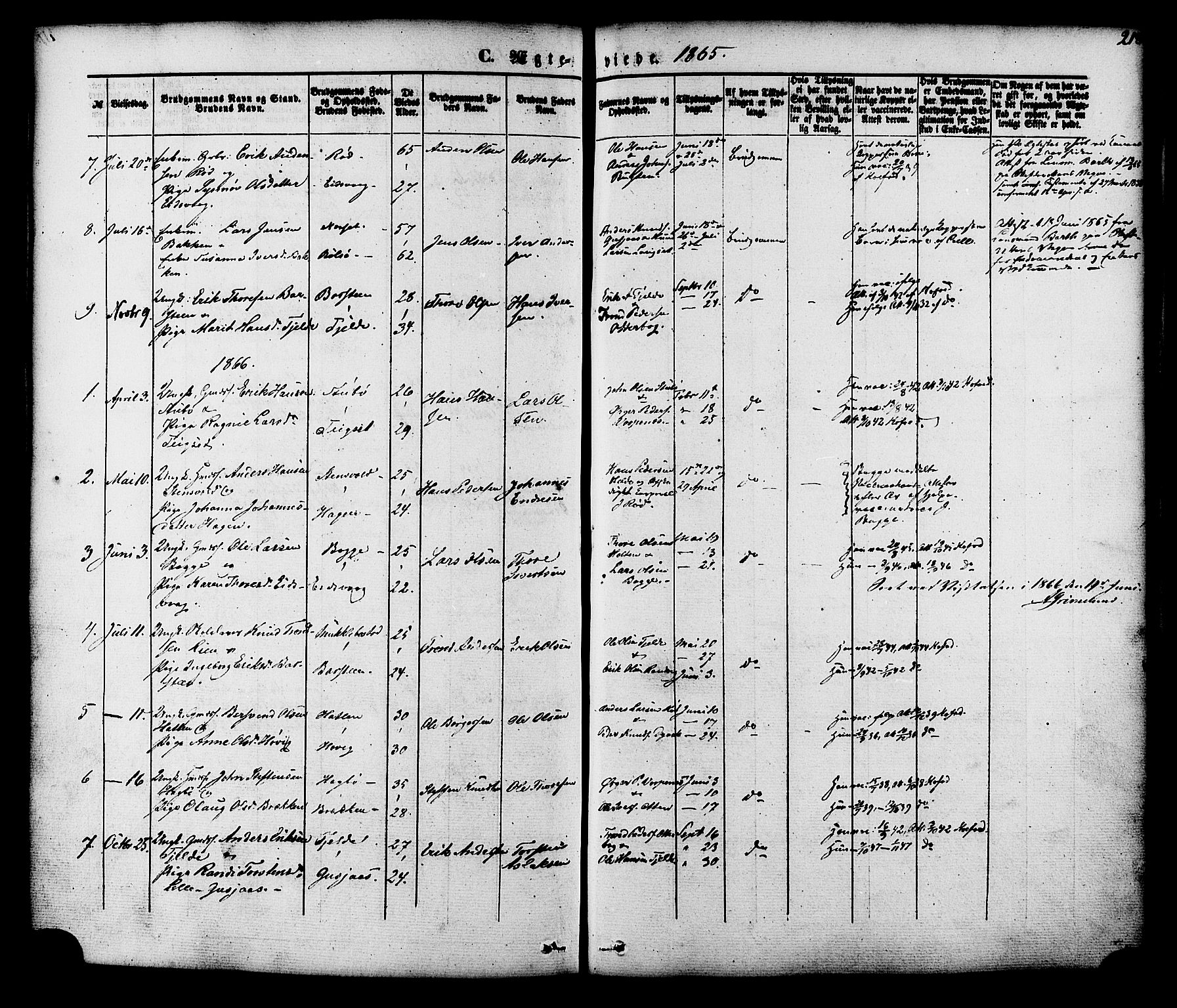 Ministerialprotokoller, klokkerbøker og fødselsregistre - Møre og Romsdal, AV/SAT-A-1454/551/L0625: Parish register (official) no. 551A05, 1846-1879, p. 218