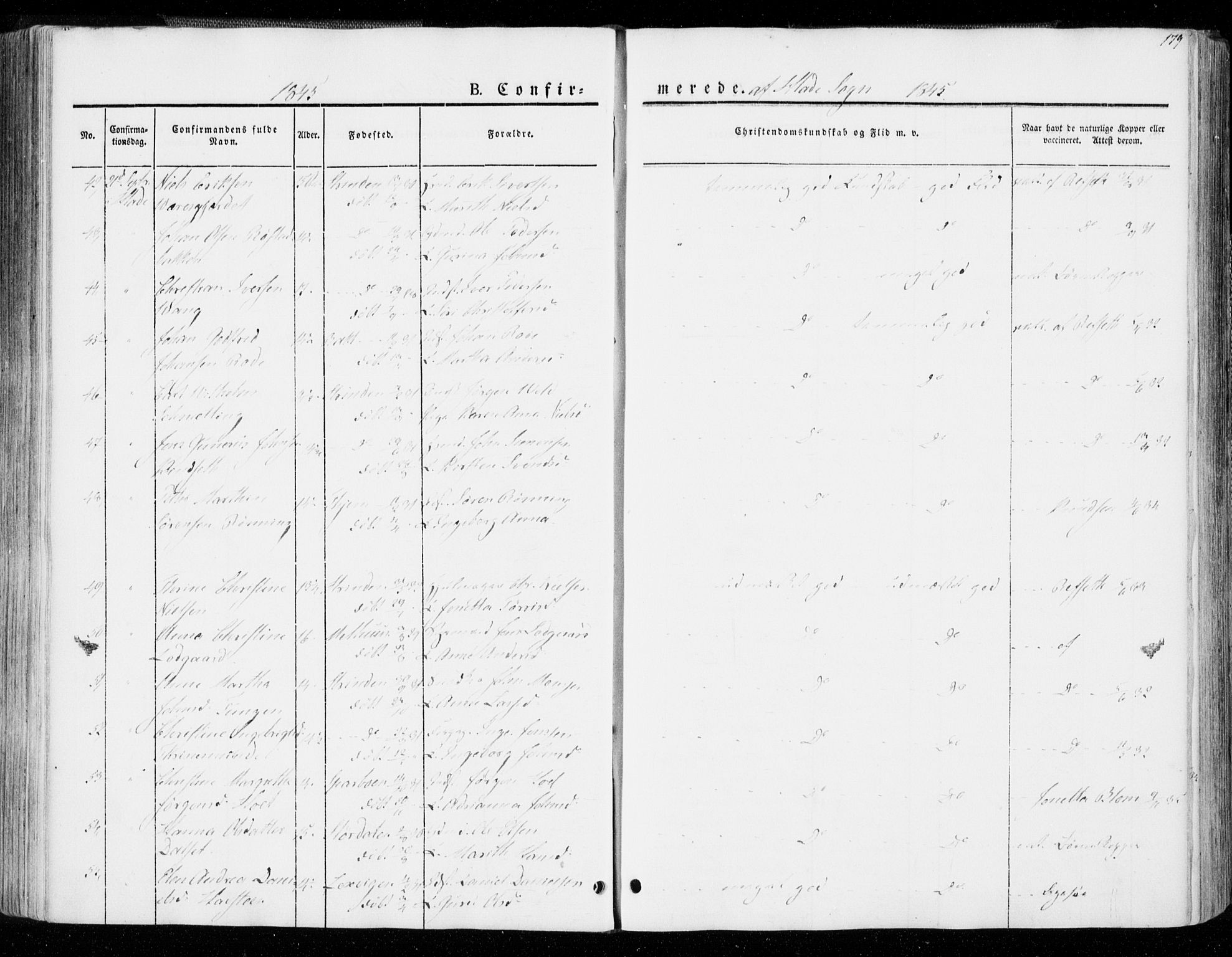 Ministerialprotokoller, klokkerbøker og fødselsregistre - Sør-Trøndelag, AV/SAT-A-1456/606/L0290: Parish register (official) no. 606A05, 1841-1847, p. 179