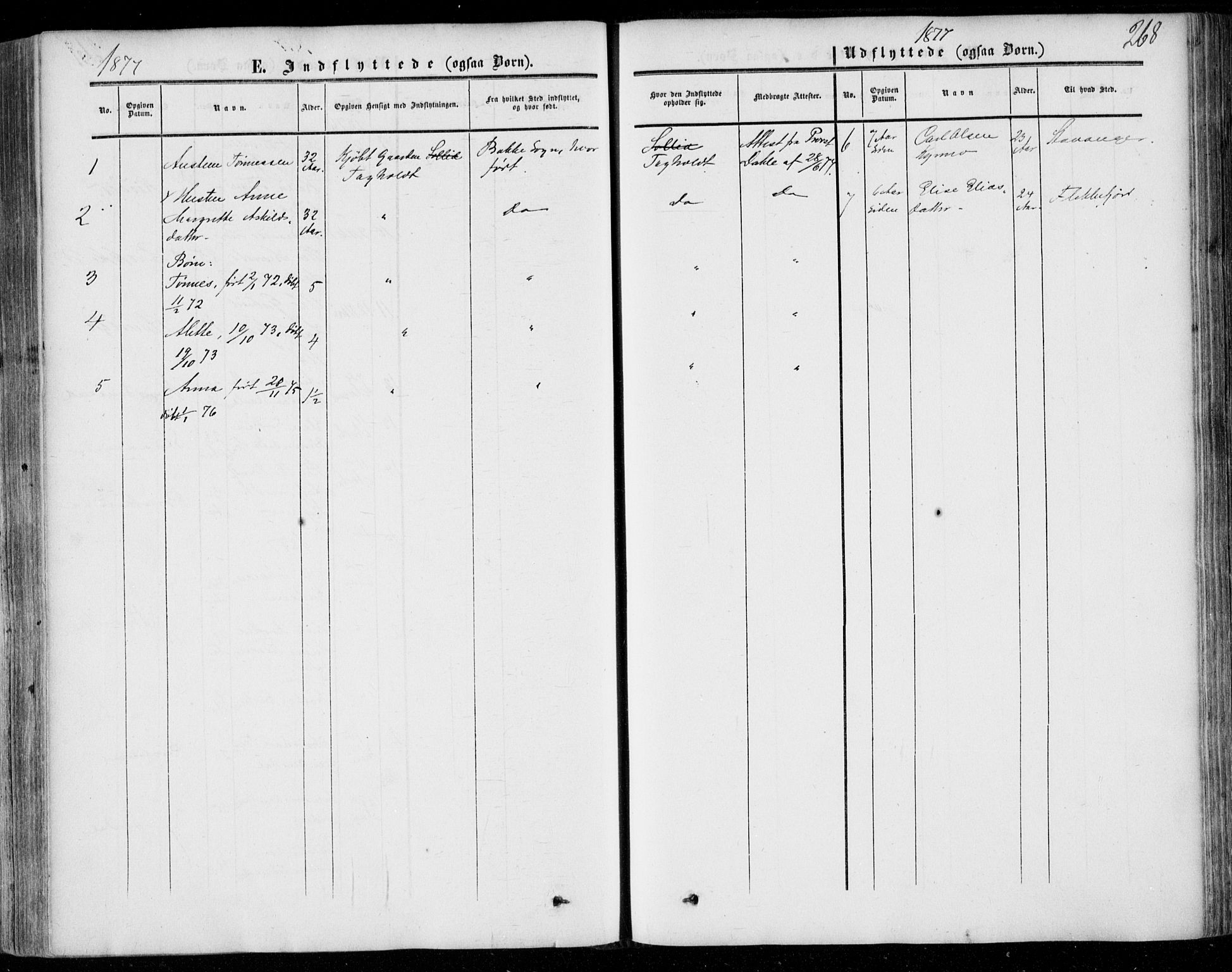 Lund sokneprestkontor, AV/SAST-A-101809/S06/L0009: Parish register (official) no. A 8, 1853-1877, p. 268