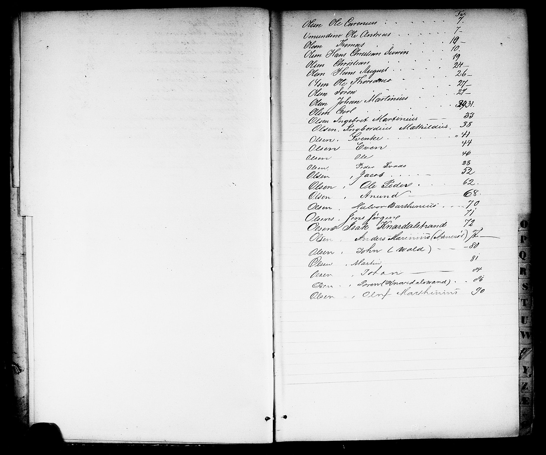 Porsgrunn innrulleringskontor, AV/SAKO-A-829/F/Fb/L0003: Annotasjonsrulle, 1860-1870, p. 15