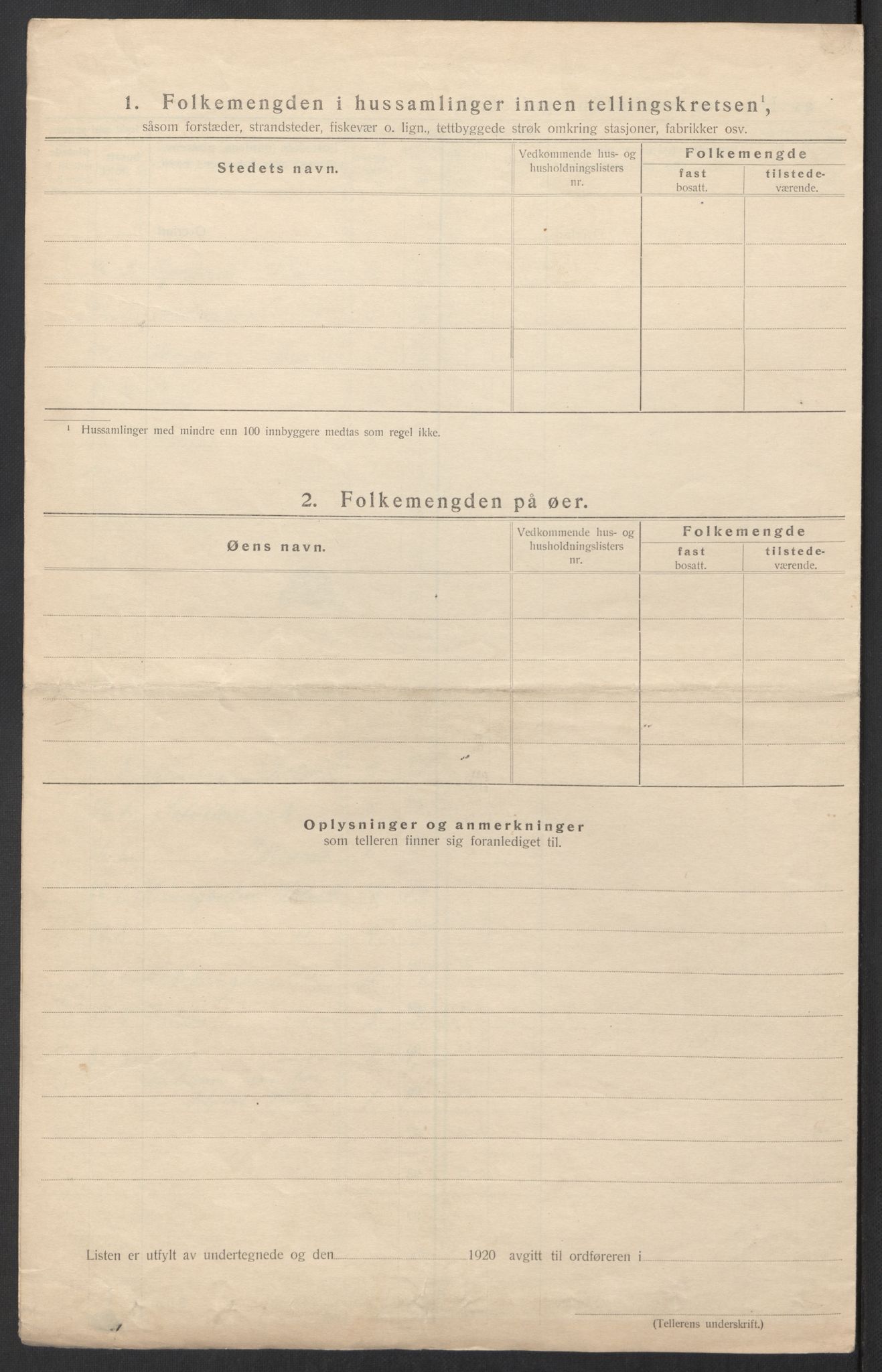 SAT, 1920 census for Fauske, 1920, p. 44