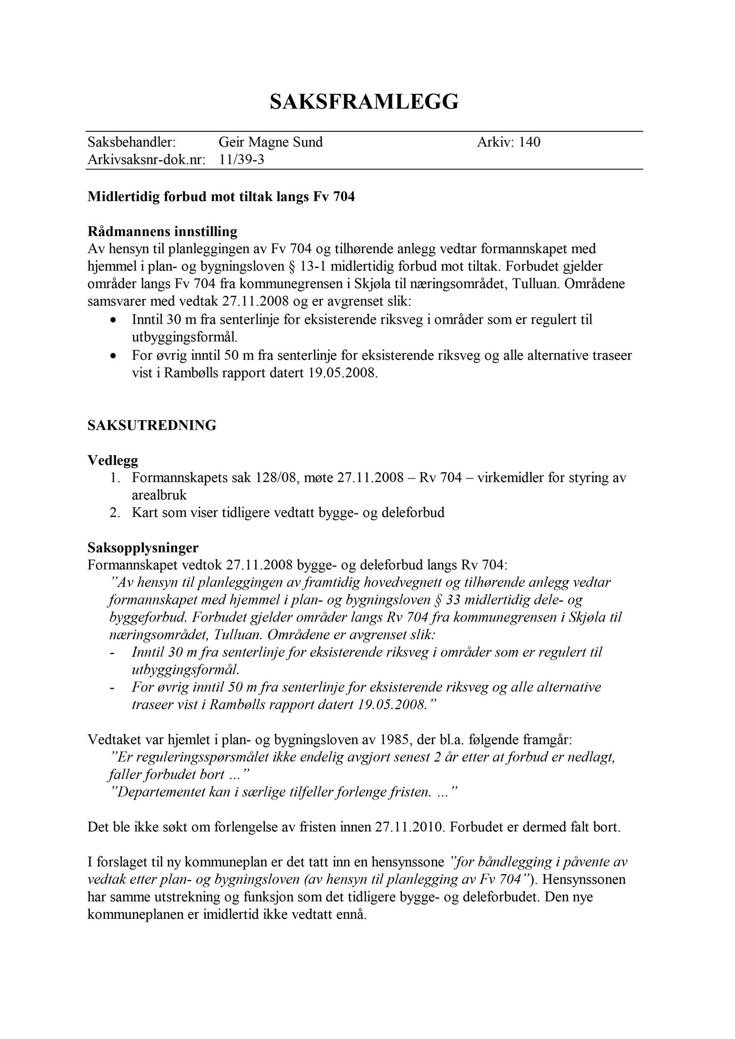 Klæbu Kommune, TRKO/KK/02-FS/L004: Formannsskapet - Møtedokumenter, 2011, p. 440