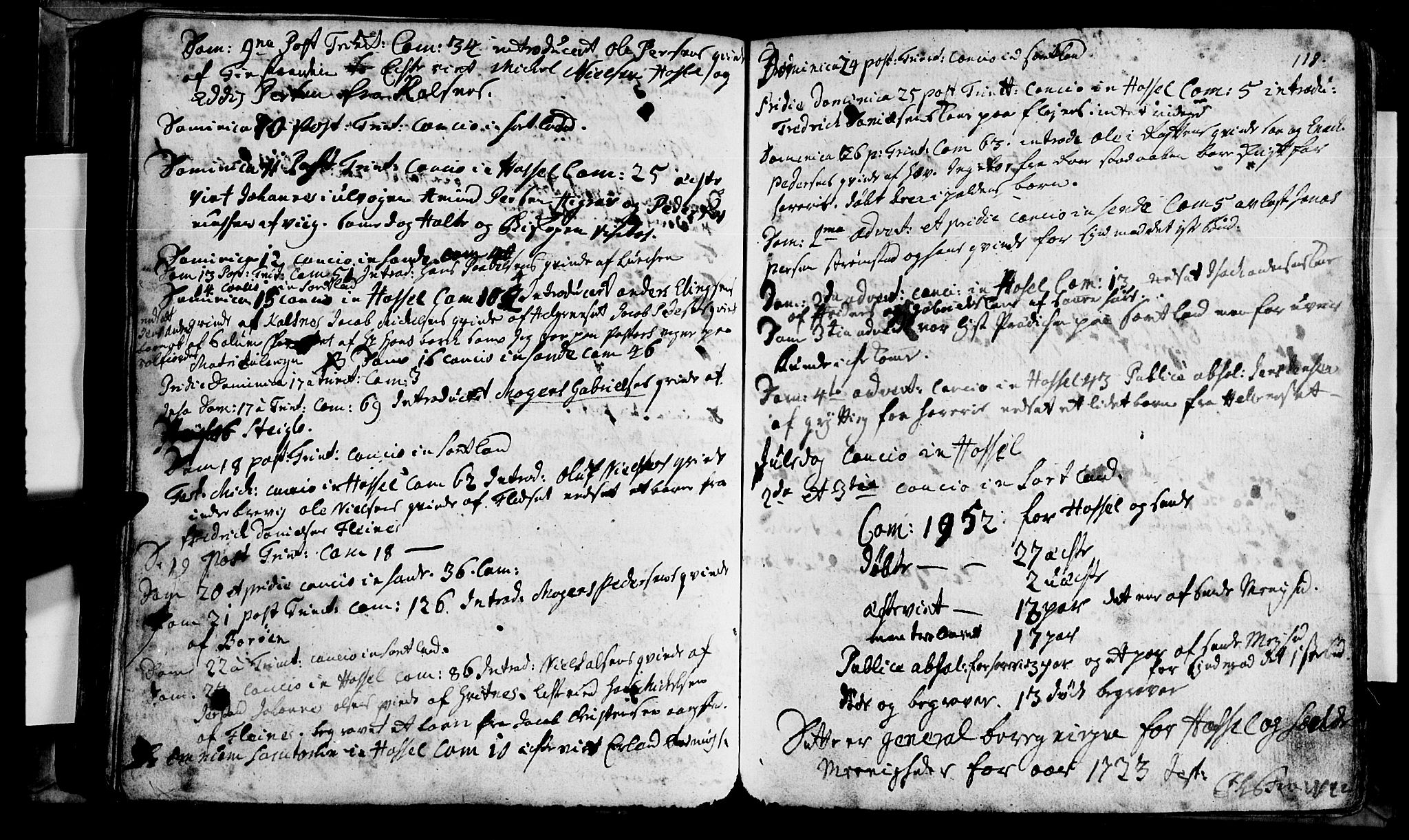 Ministerialprotokoller, klokkerbøker og fødselsregistre - Nordland, AV/SAT-A-1459/888/L1231: Parish register (official) no. 888A01 /1, 1693-1738, p. 118