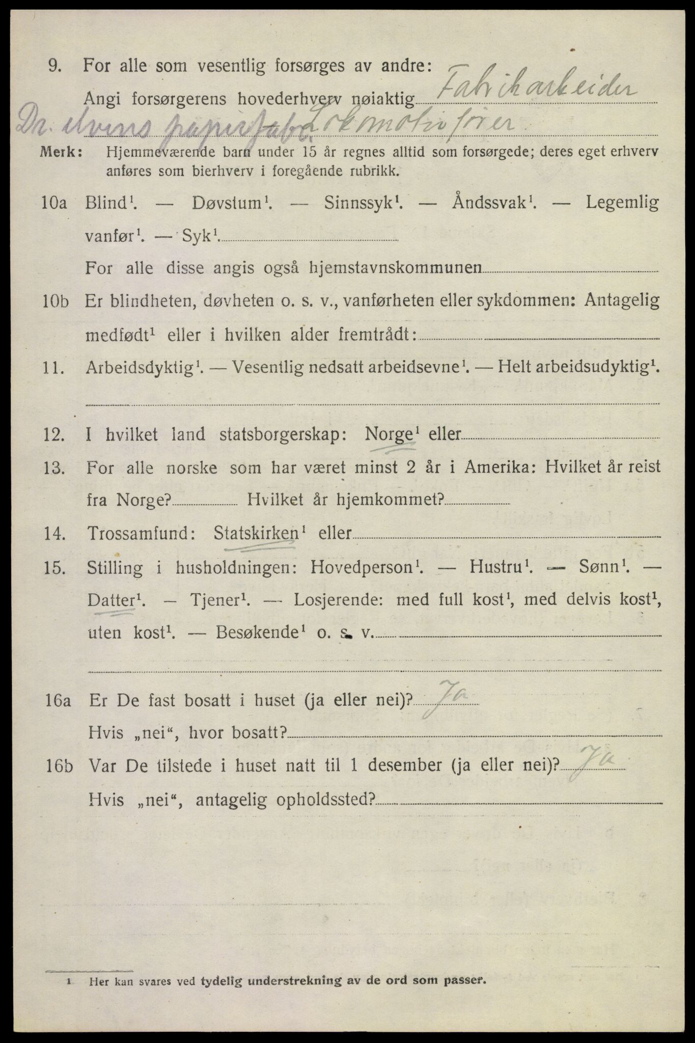 SAKO, 1920 census for Modum, 1920, p. 15964