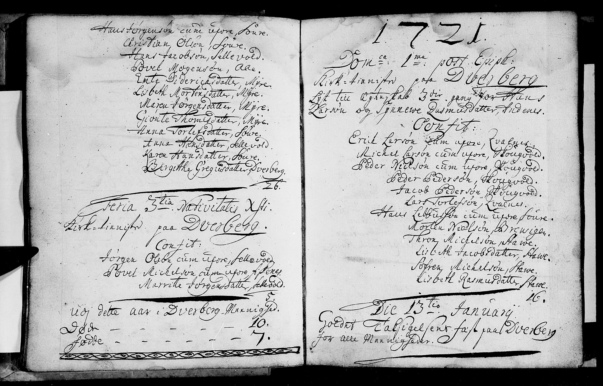 Ministerialprotokoller, klokkerbøker og fødselsregistre - Nordland, SAT/A-1459/897/L1391: Parish register (official) no. 897A01 /1, 1715-1727