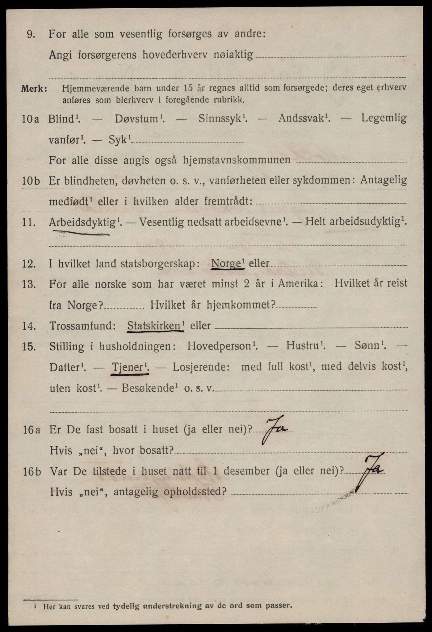 SAT, 1920 census for Molde, 1920, p. 6686