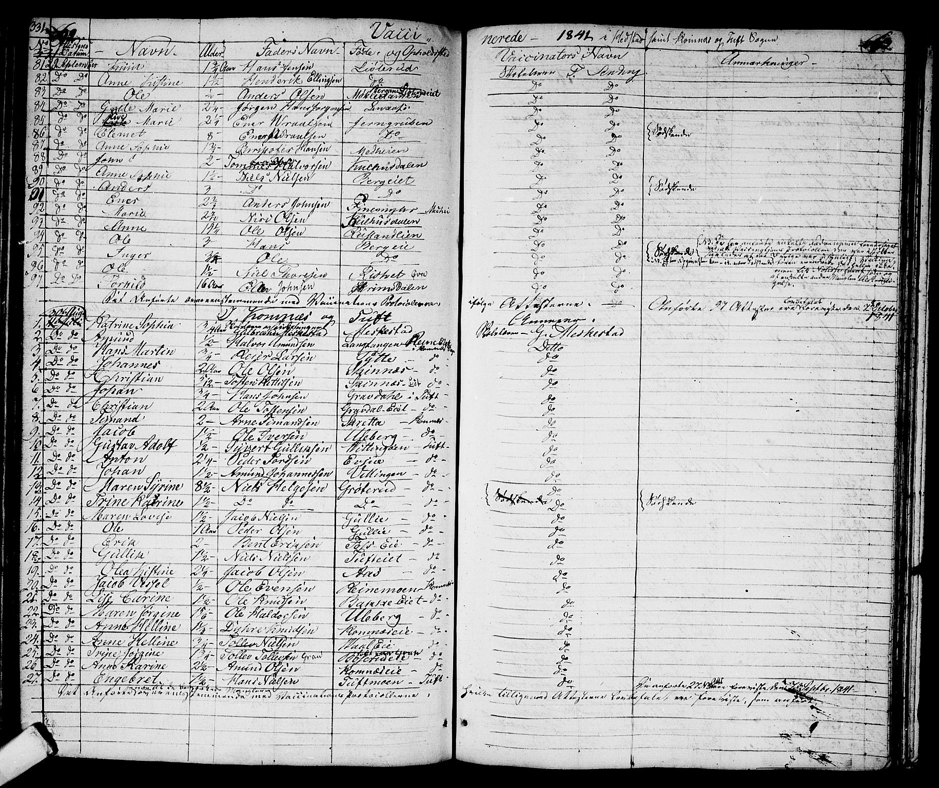 Sandsvær kirkebøker, AV/SAKO-A-244/G/Ga/L0004: Parish register (copy) no. I 4, 1840-1856, p. 331