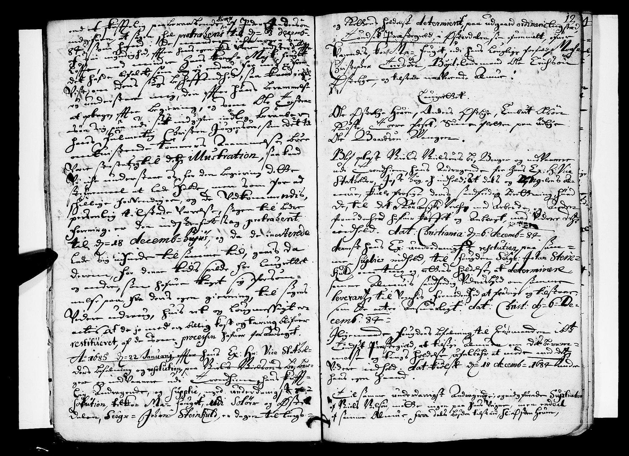 Solør og Østerdalen sorenskriveri, AV/SAH-TING-024/G/Gb/L0024: Tingbok, 1684-1685, p. 11b-12a