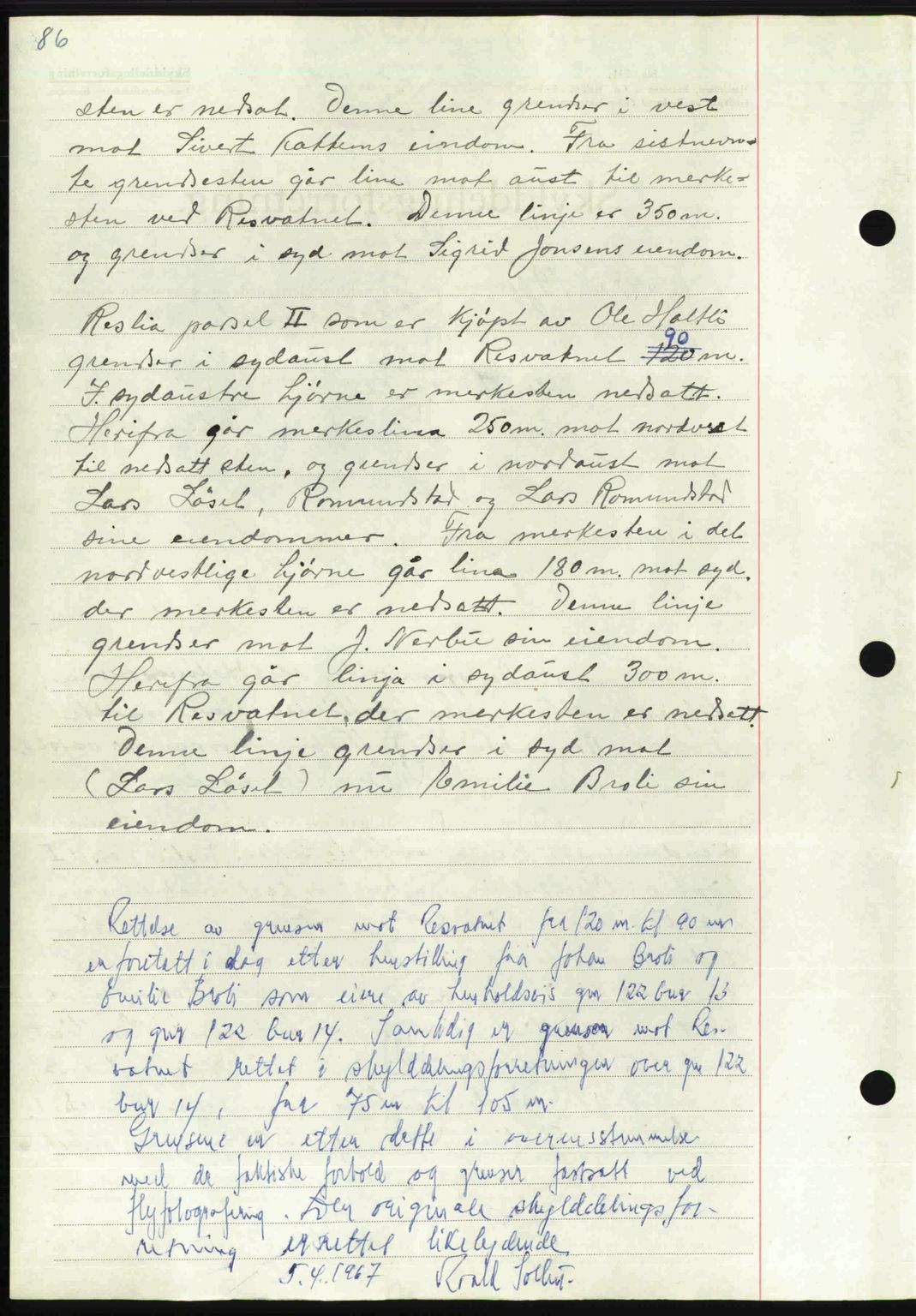 Orkdal sorenskriveri, SAT/A-4169/1/2/2C: Mortgage book no. A, 1947-1947, Diary no: : 844/1947