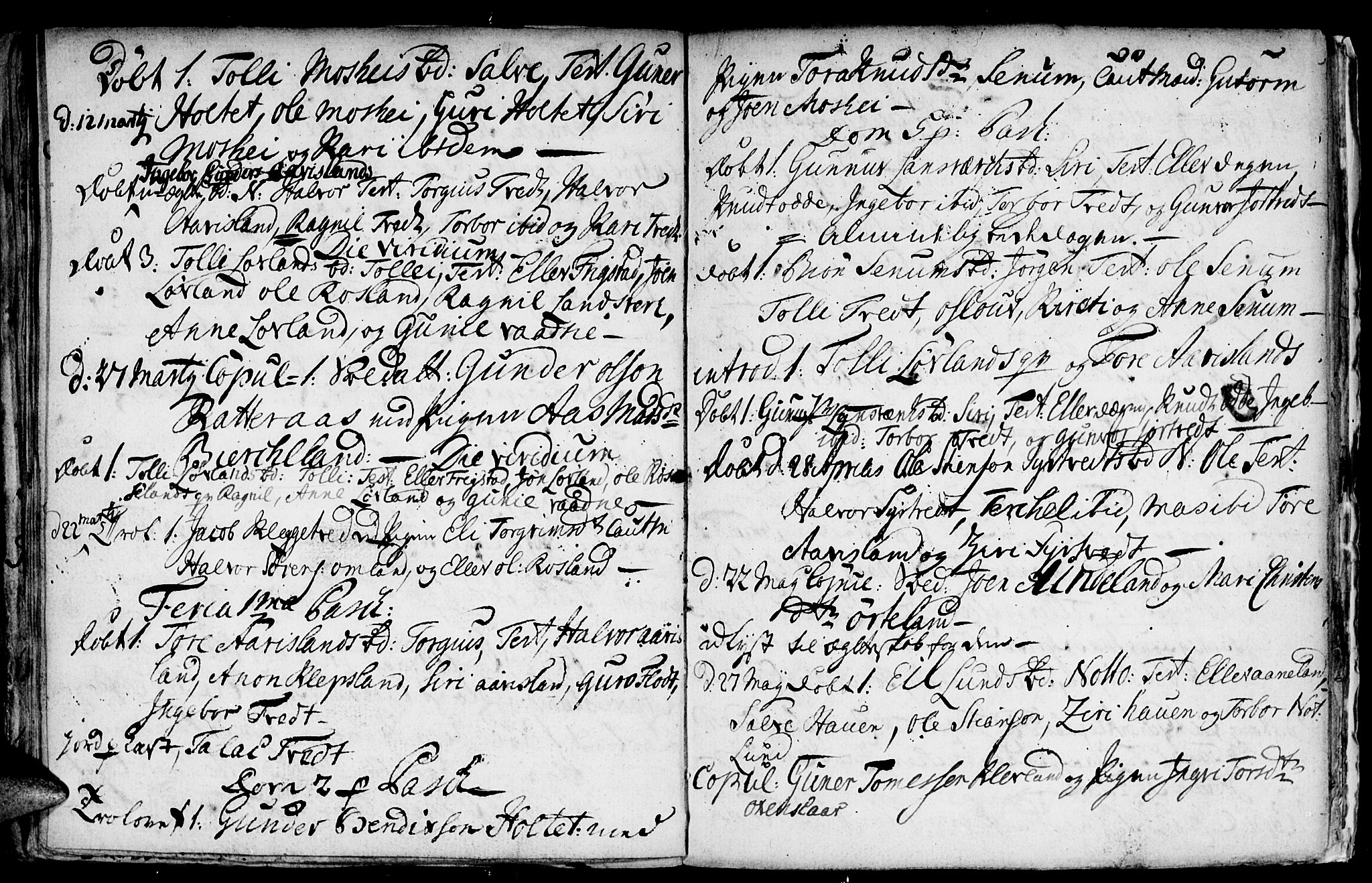 Evje sokneprestkontor, SAK/1111-0008/F/Fa/Faa/L0001: Parish register (official) no. A 1, 1705-1760, p. 159