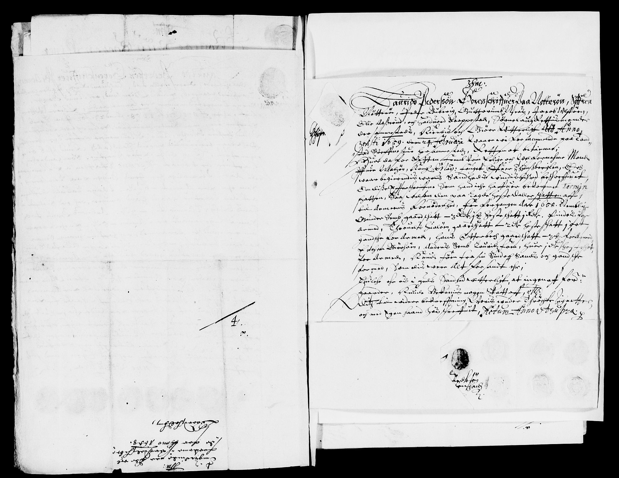 Rentekammeret inntil 1814, Reviderte regnskaper, Lensregnskaper, RA/EA-5023/R/Rb/Rbo/L0034: Tønsberg len, 1657-1659