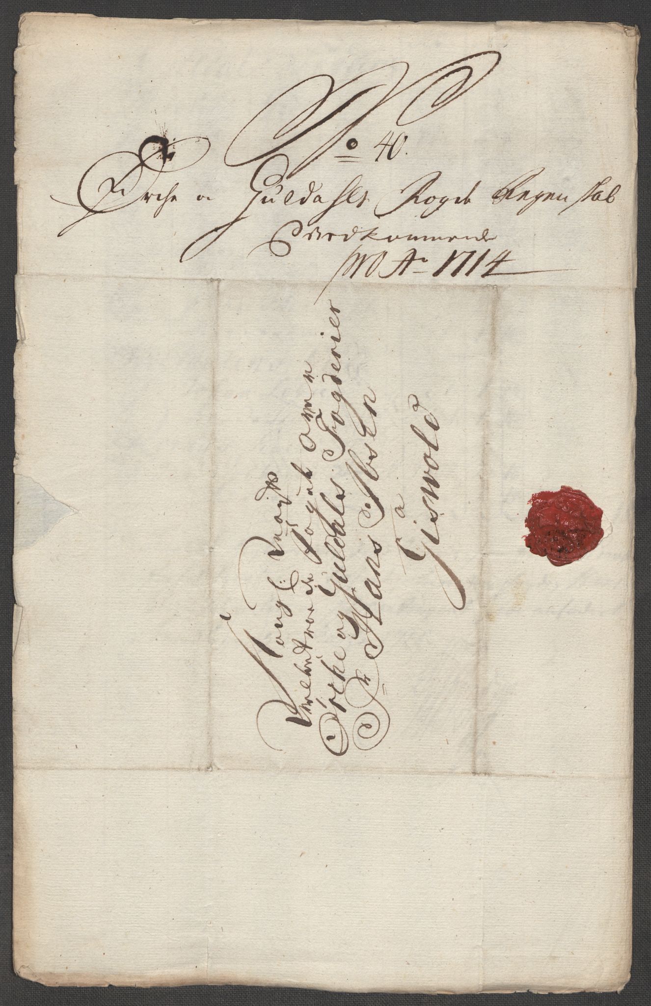 Rentekammeret inntil 1814, Reviderte regnskaper, Fogderegnskap, AV/RA-EA-4092/R60/L3965: Fogderegnskap Orkdal og Gauldal, 1714, p. 334