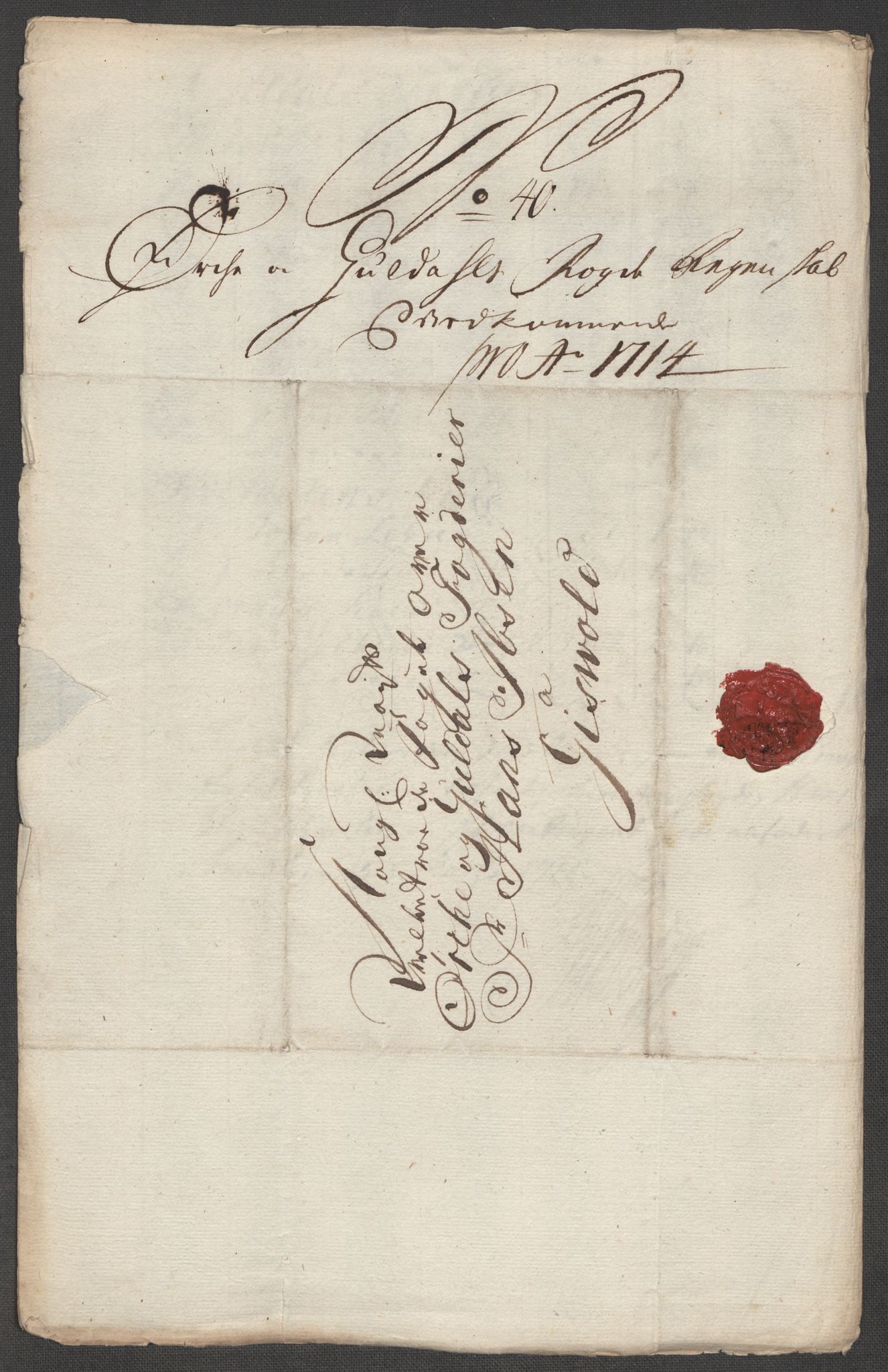 Rentekammeret inntil 1814, Reviderte regnskaper, Fogderegnskap, RA/EA-4092/R60/L3965: Fogderegnskap Orkdal og Gauldal, 1714, p. 334